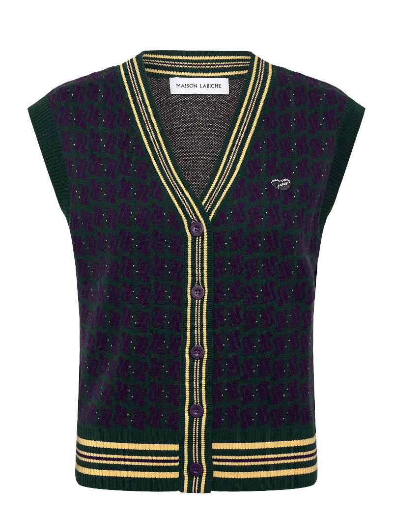 Maison Labiche - ALOMBERT MINI PATCH COEUR - stickade västar - imperial purple cb - 0