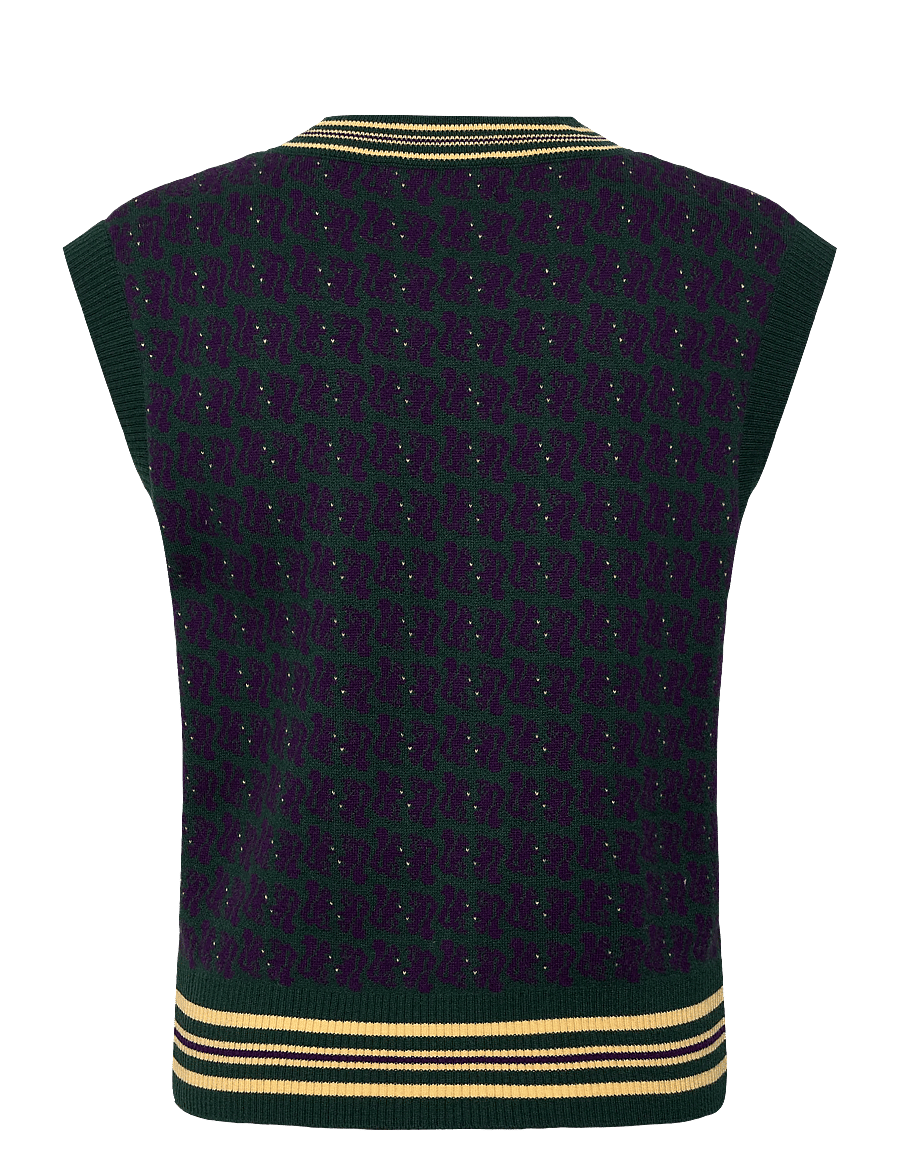 Maison Labiche - ALOMBERT MINI PATCH COEUR - strickwesten - imperial purple cb - 1