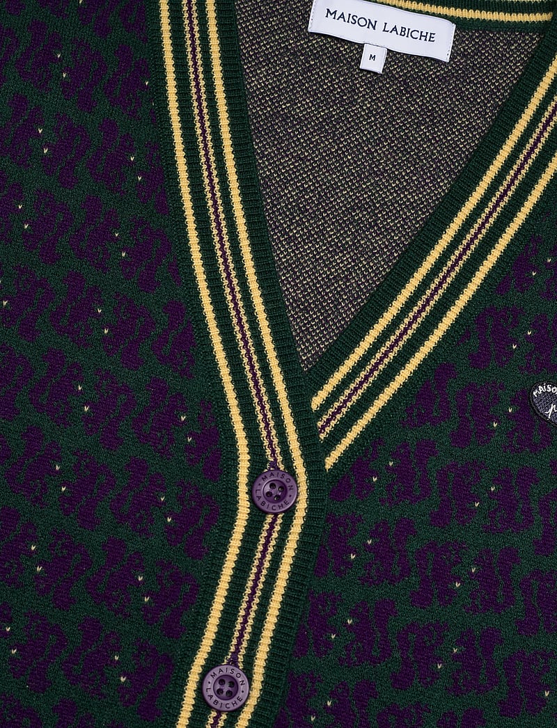 Maison Labiche - ALOMBERT MINI PATCH COEUR - stickade västar - imperial purple cb - 2