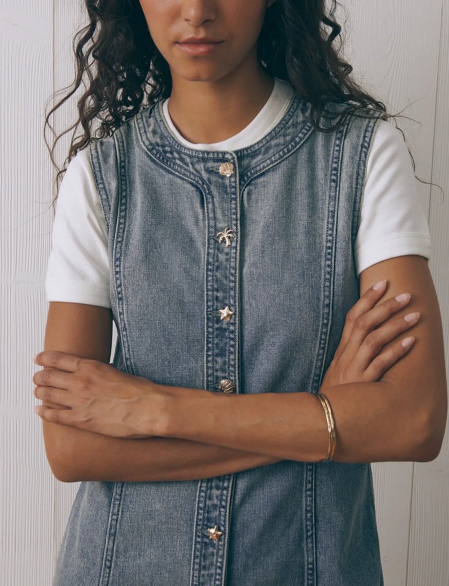 Maison Labiche - AULAS SEASSHELLS - farkkumekot - denim bleached - 4
