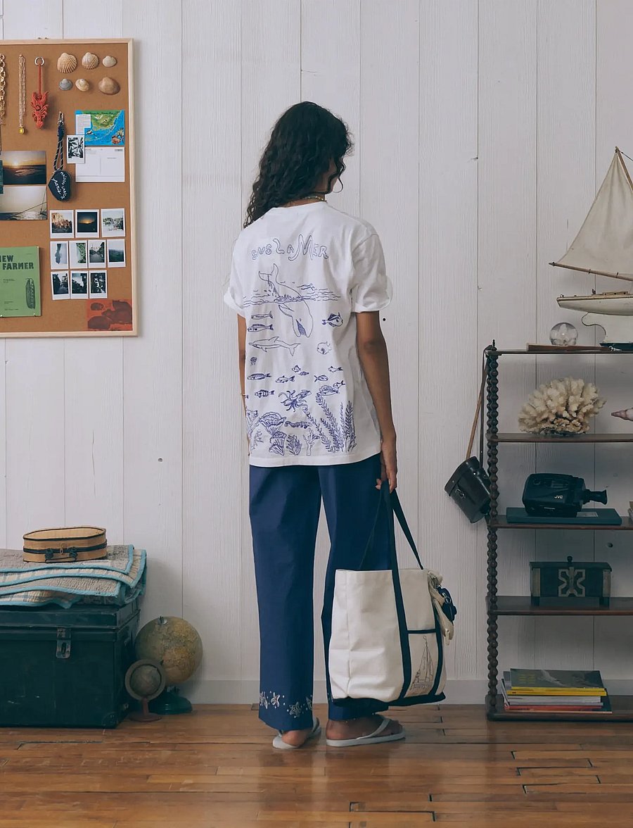 Maison Labiche - BAINVILLE UNDER THE SEA/GOTS - t-shirts - white - 4