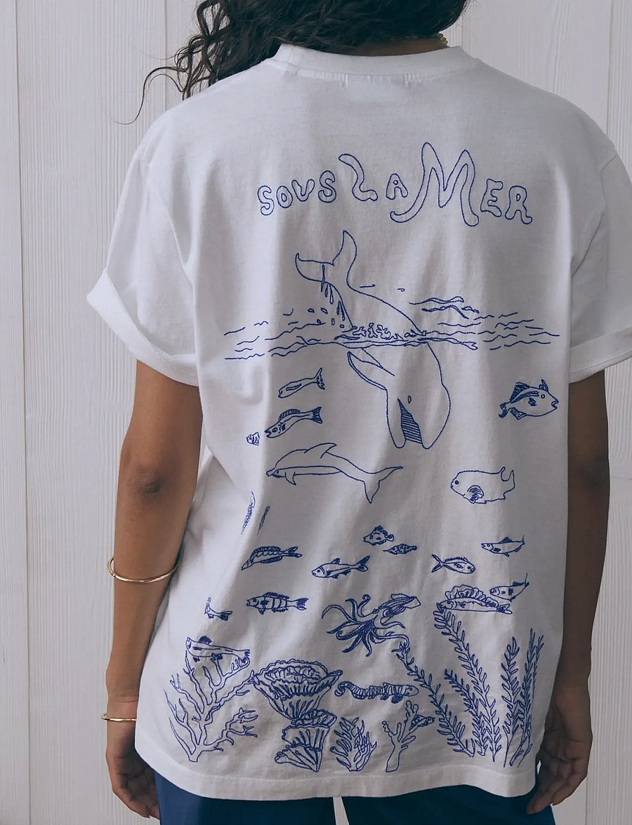 Maison Labiche - BAINVILLE UNDER THE SEA/GOTS - t-shirts - white - 5