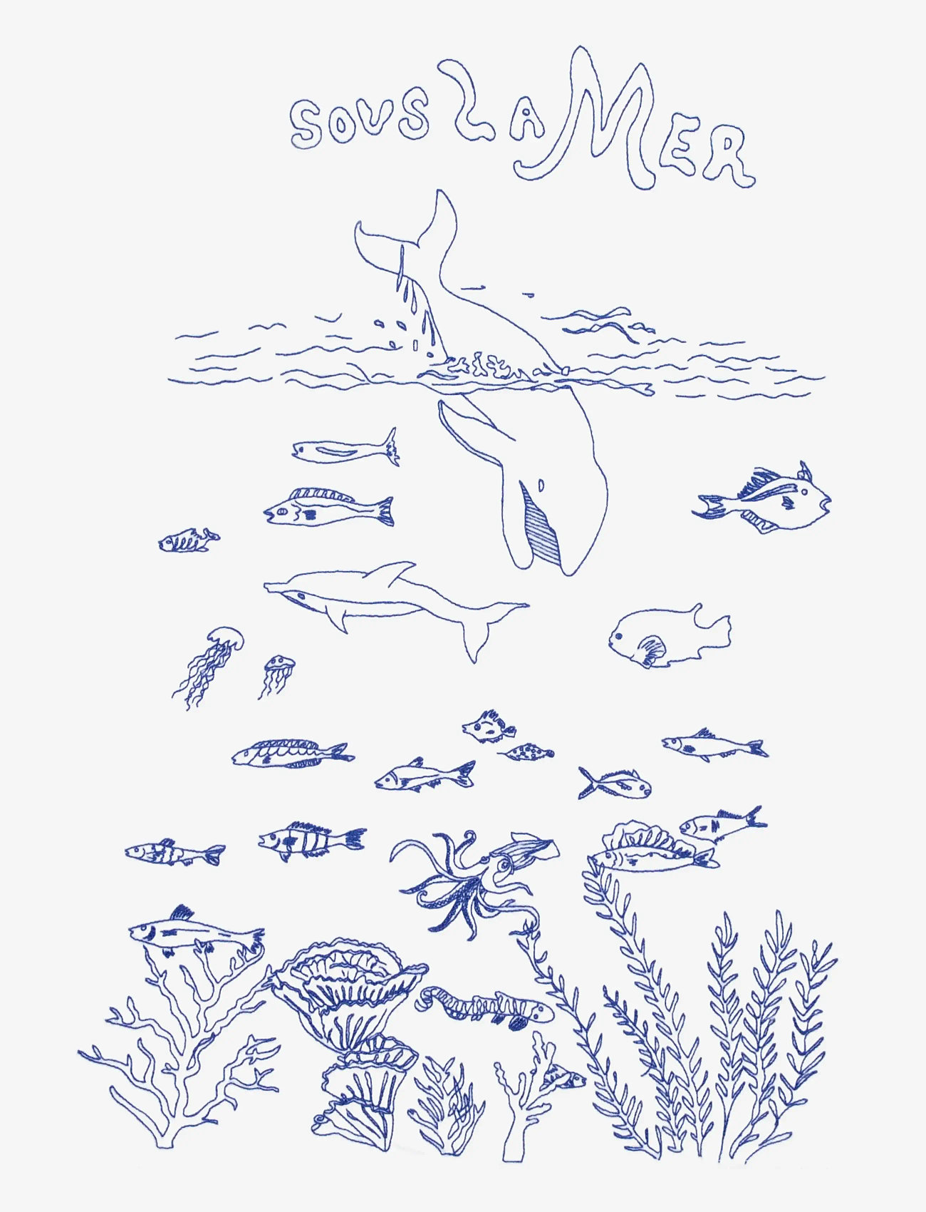 Maison Labiche - BAINVILLE UNDER THE SEA/GOTS - t-särgid - white - 3