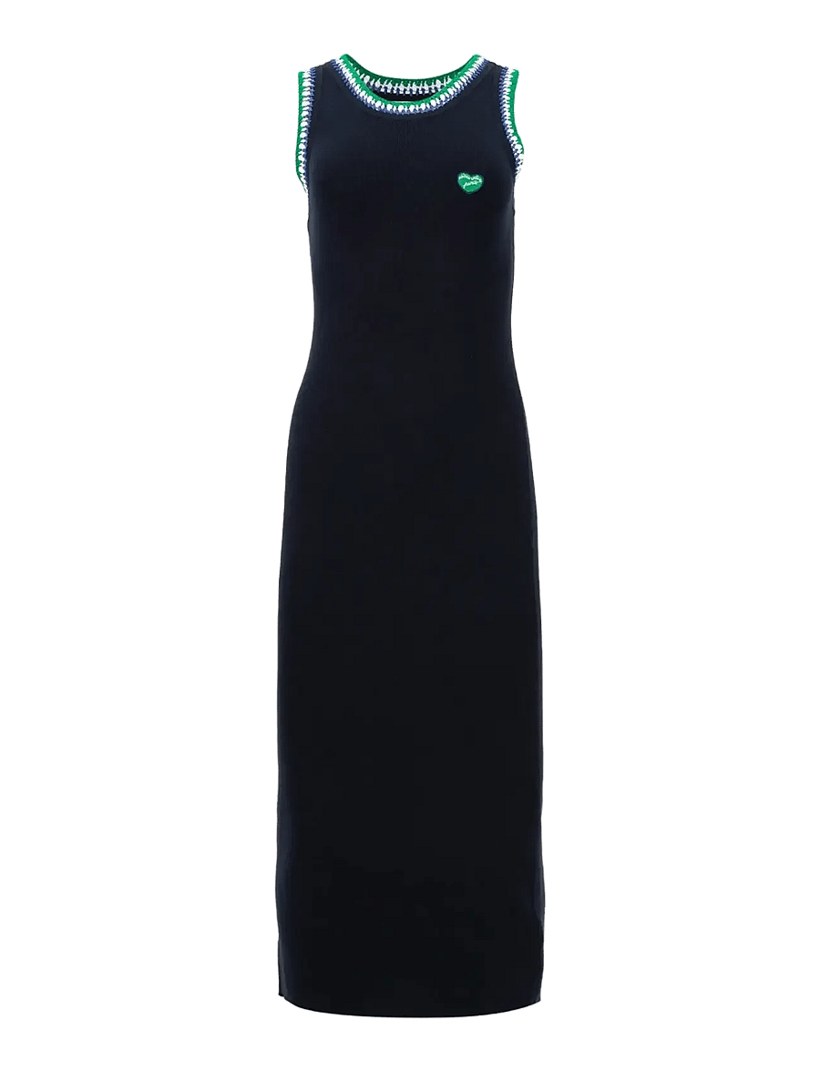Maison Labiche - BARGUE MINI PATCH COEUR - bodycon dresses - dark navy - 1