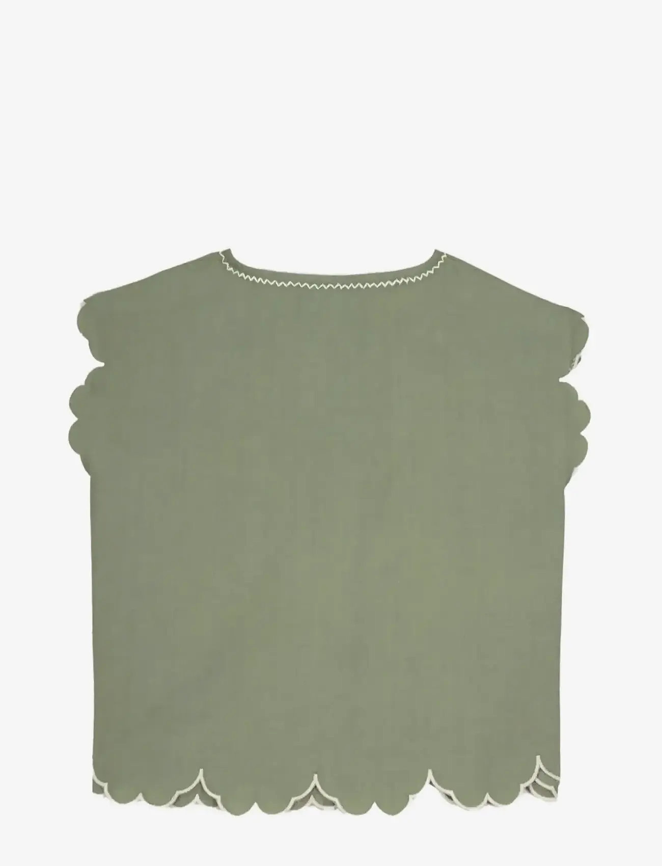 Maison Labiche - BESSIN PALM - kortærmede skjorter - linen olive green - 2