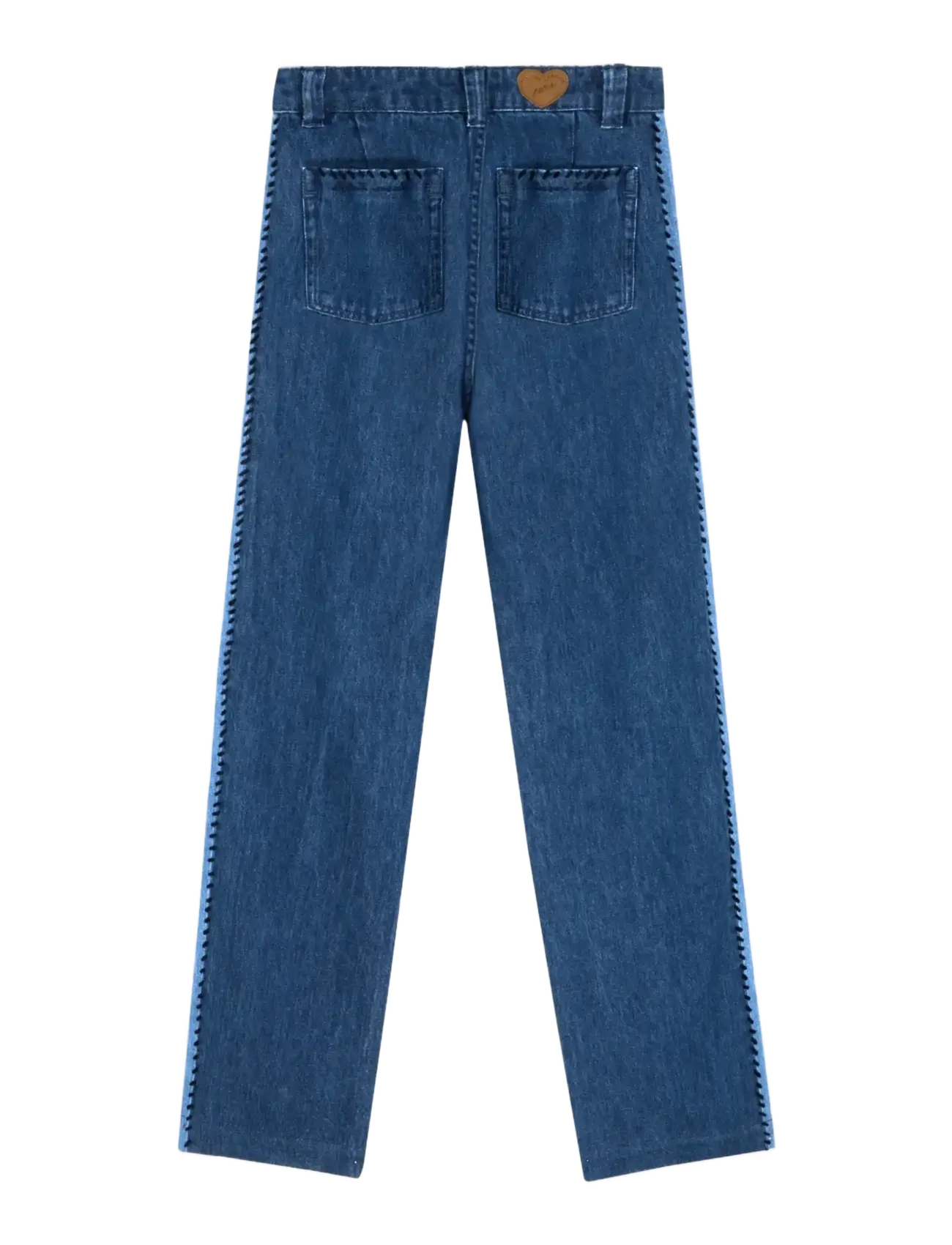 Maison Labiche - BUA HEART - raka jeans - denim patchwork - 1