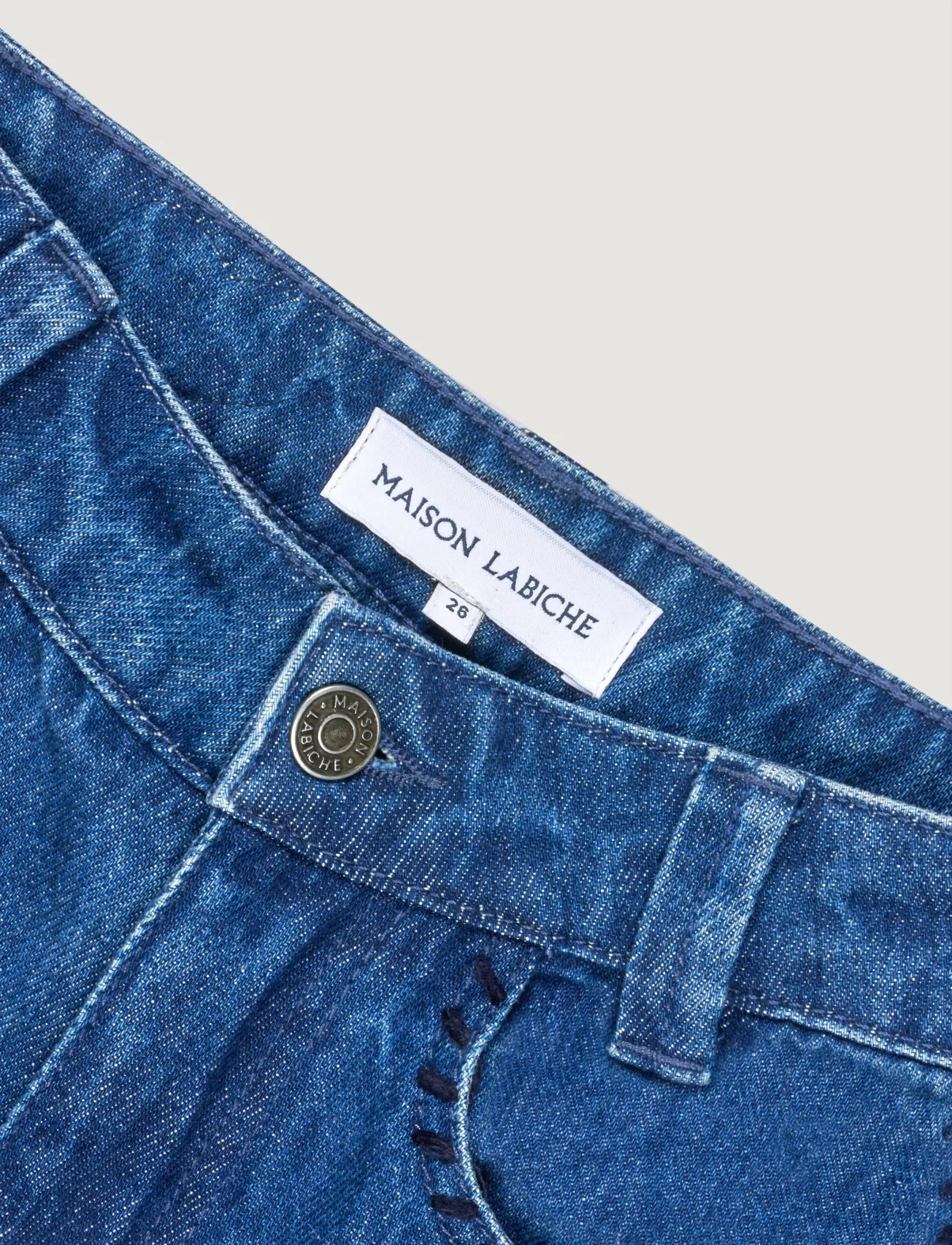 Maison Labiche - BUA HEART - raka jeans - denim patchwork - 4