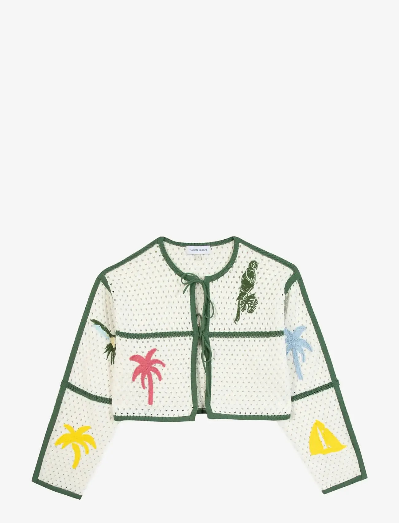Maison Labiche - CESBRON PARROT PALM - cardigans - ivory - 1