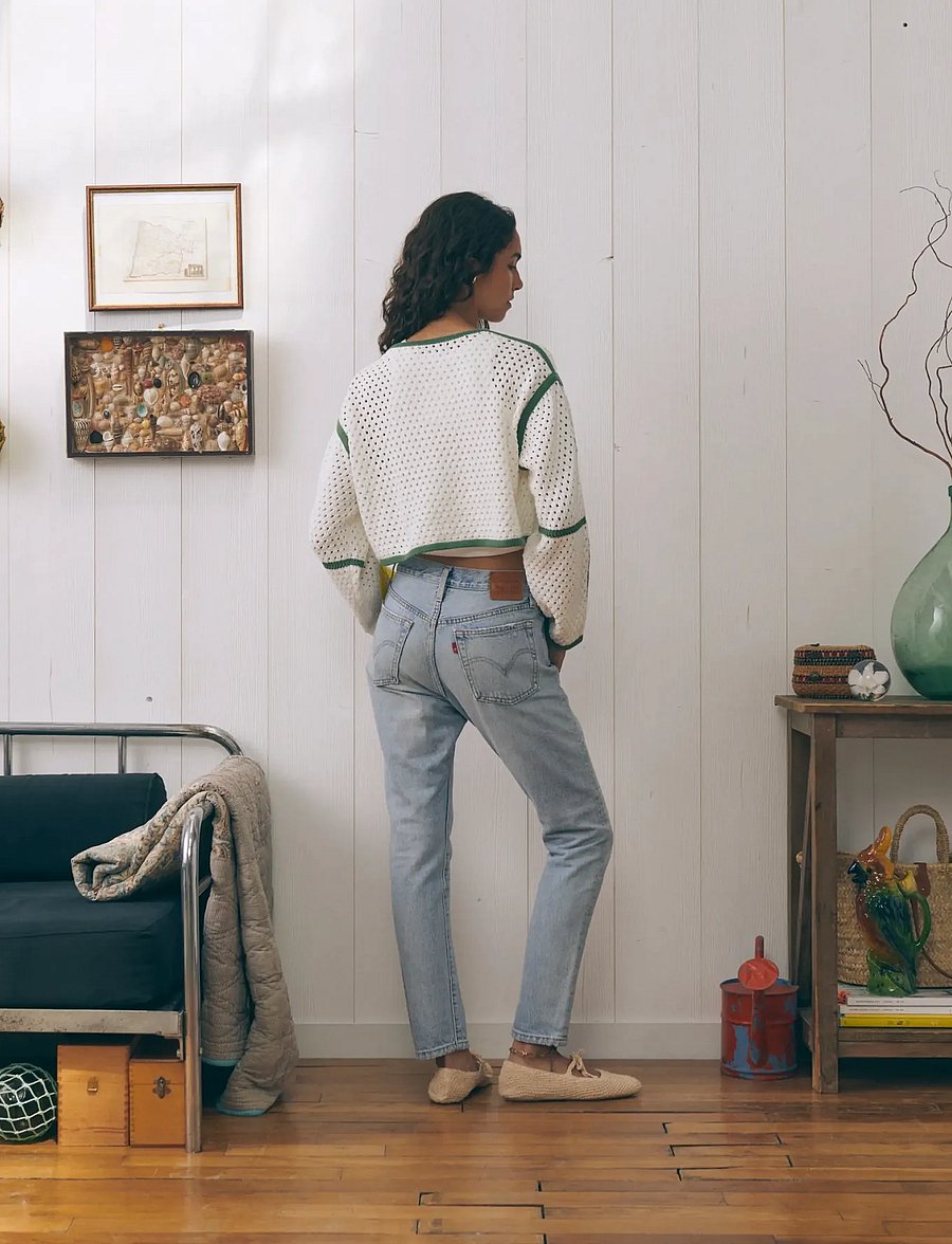 Maison Labiche - CESBRON PARROT PALM - strickjacken - ivory - 3
