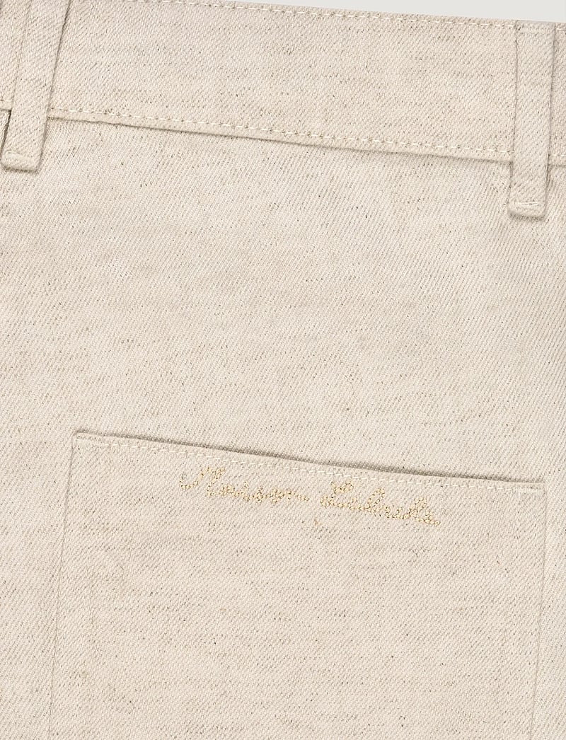 Maison Labiche - CHEVREUIL NB - leinenhosen - denim parchment - 5