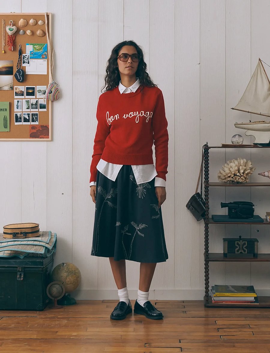 Maison Labiche - FORMIGE BON VOYAGE - striktrøjer - poppy - 0