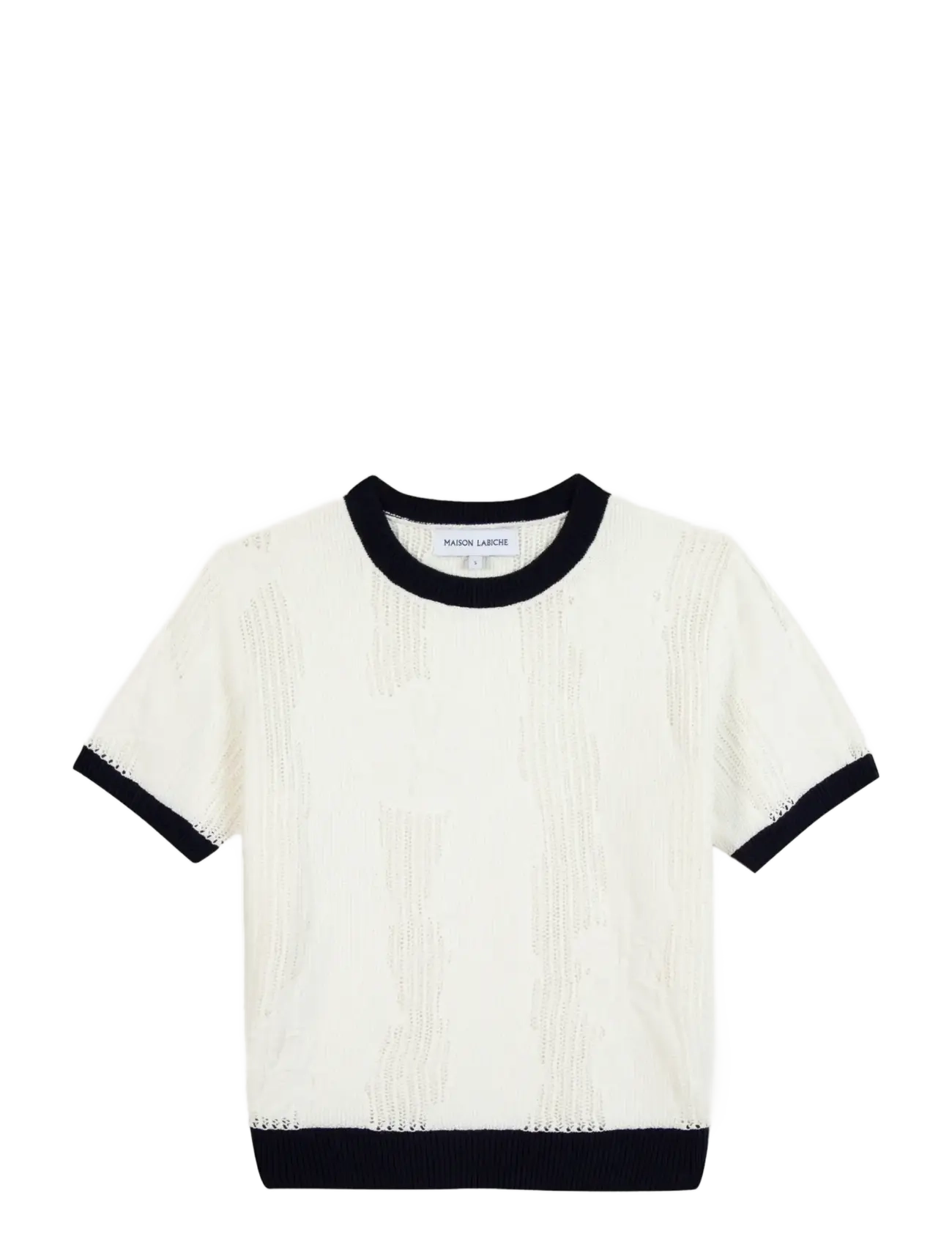 Maison Labiche GRAVILLIERS FLOWERS - Kampagne - IVORY NAVY / white