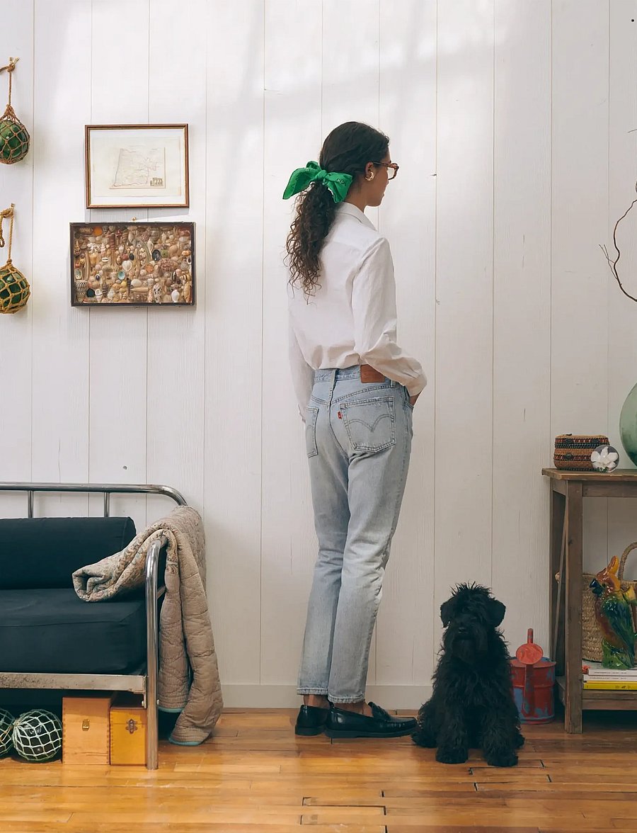 Maison Labiche - GRISEL I LOVE LA VIE - pikkade varrukatega särgid - seer patch multico - 3