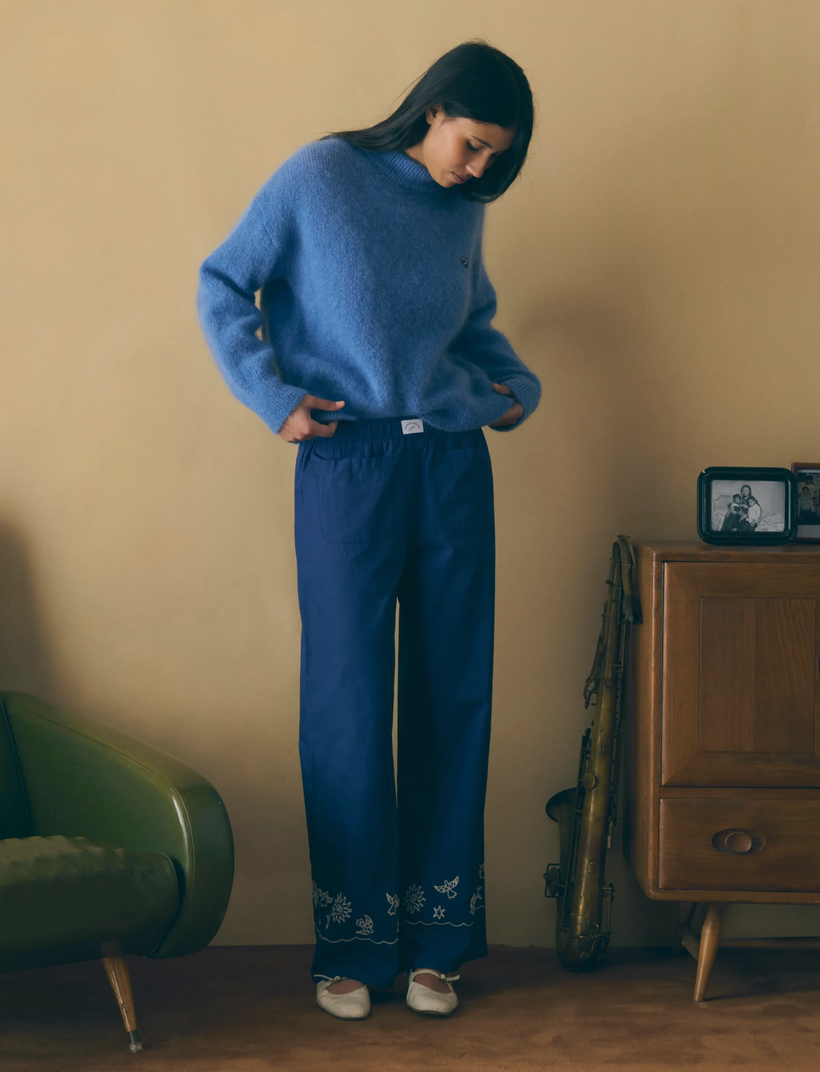 Maison Labiche Honnorat, XL, Knitwear, Blau - Jumpers, Frauen