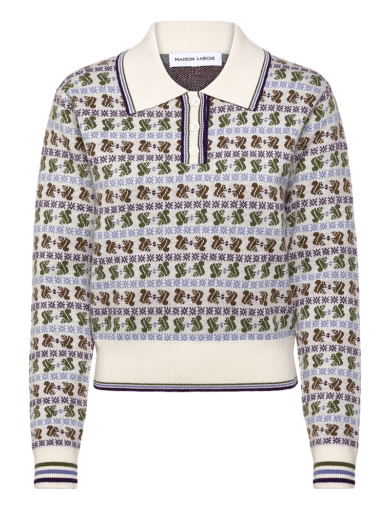 Maison Labiche - LAVERAN SQUIRREL JACQUARD - pullover - ivory - 0