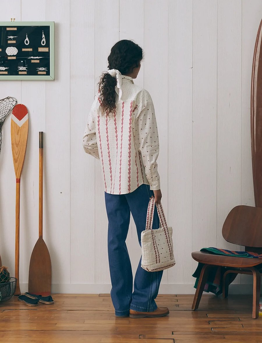 Maison Labiche - MONSELET FLOWERS - langärmlige hemden - flowers patch print - 3