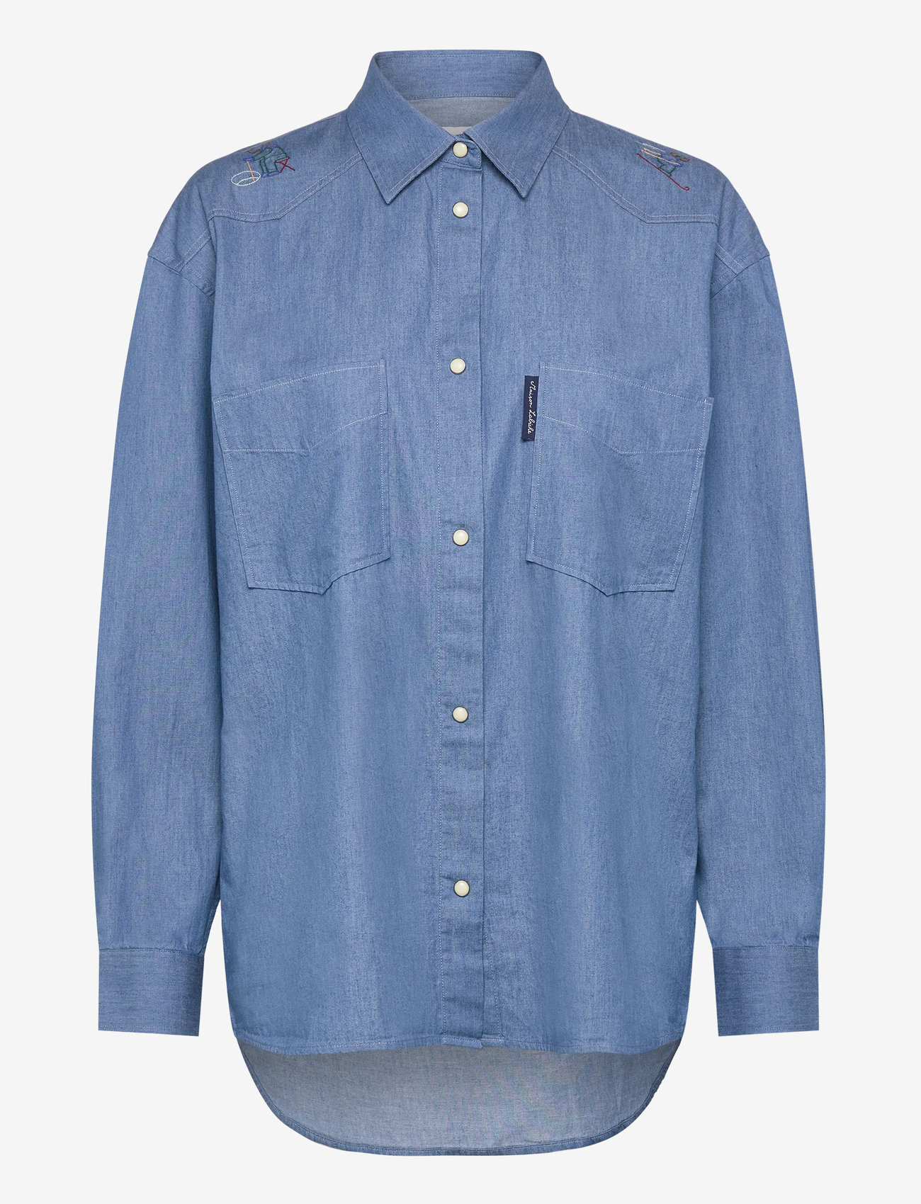 Maison Labiche - MONSELET MOUNTAIN JOURNEY - långärmade skjortor - chambray blue - 0