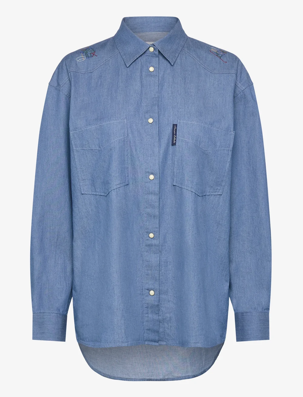 Maison Labiche - MONSELET MOUNTAIN JOURNEY - långärmade skjortor - chambray blue - 0