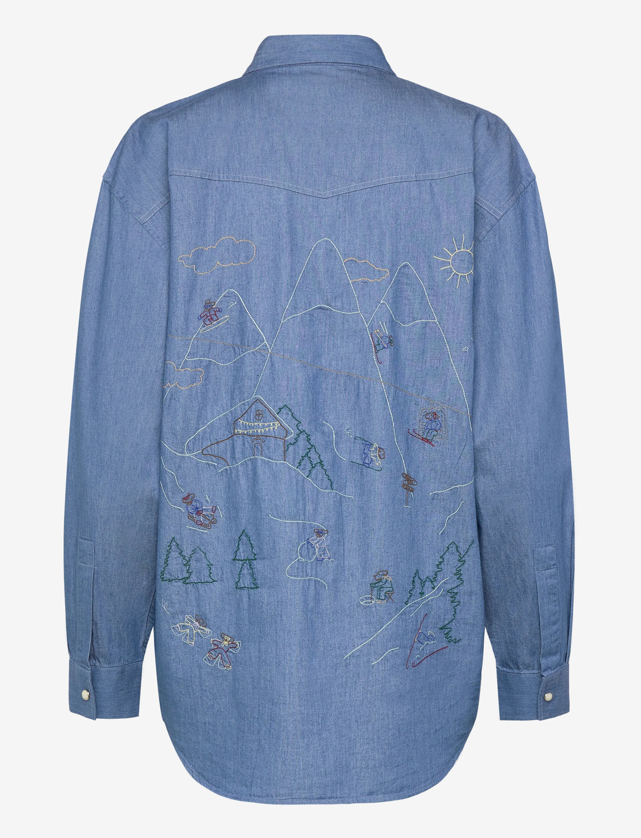 Maison Labiche - MONSELET MOUNTAIN JOURNEY - långärmade skjortor - chambray blue - 1