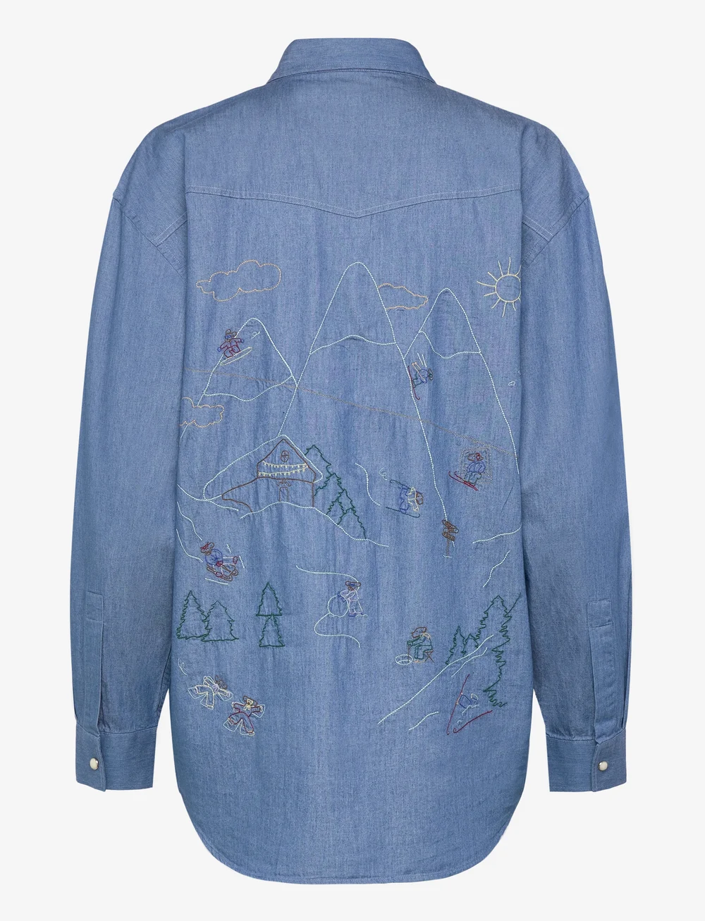 Maison Labiche - MONSELET MOUNTAIN JOURNEY - långärmade skjortor - chambray blue - 1