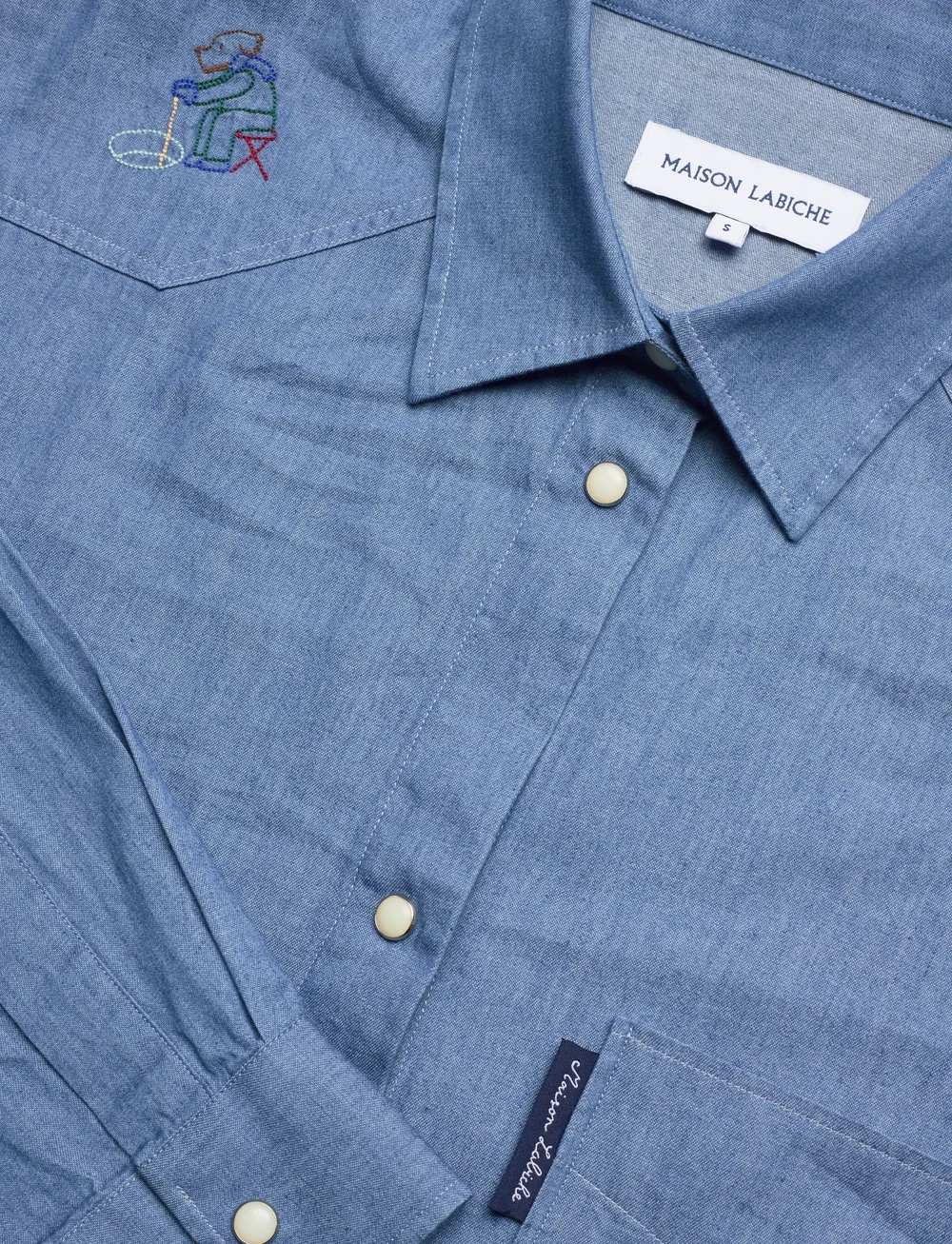 Maison Labiche - MONSELET MOUNTAIN JOURNEY - långärmade skjortor - chambray blue - 2