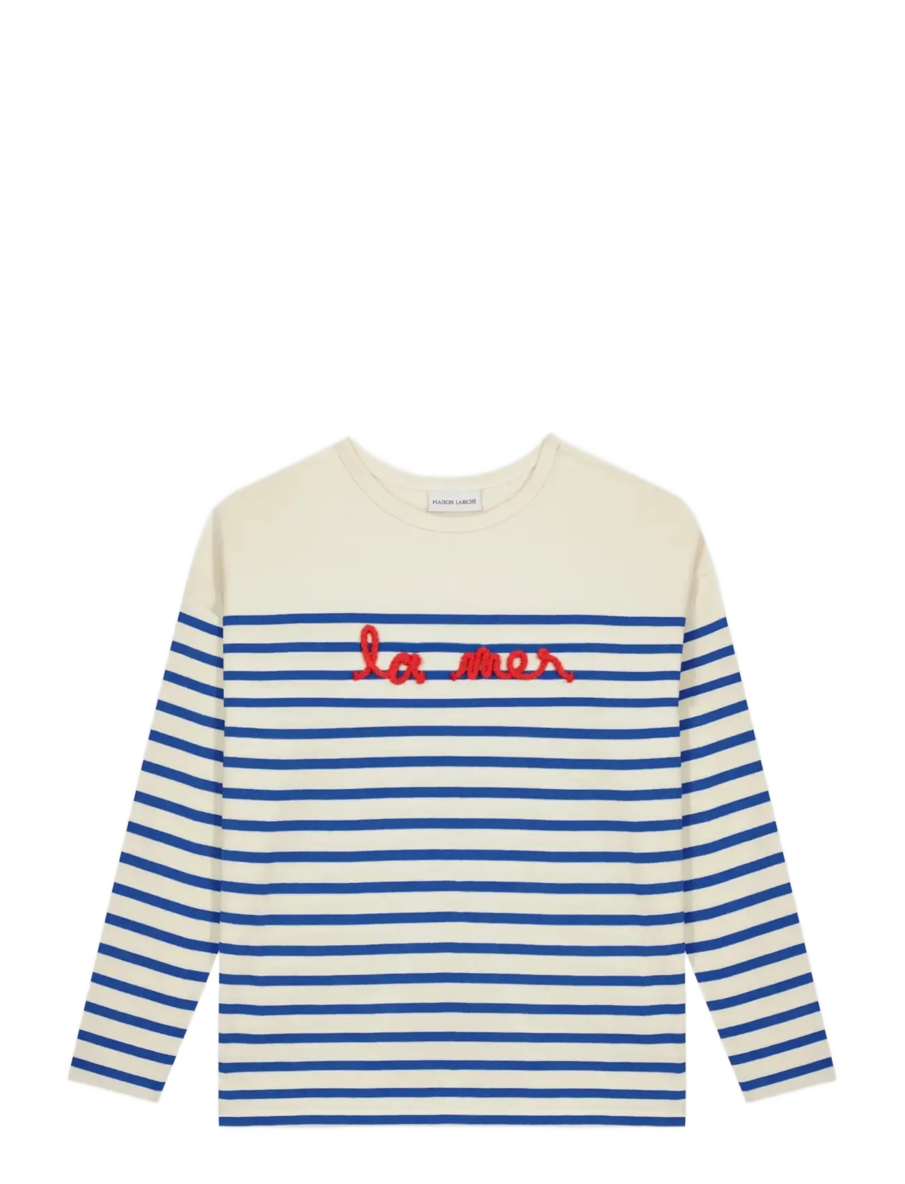 Maison Labiche - MONTPAR LS LA MER/GOTS - langärmlige tops - ivory blue - 1