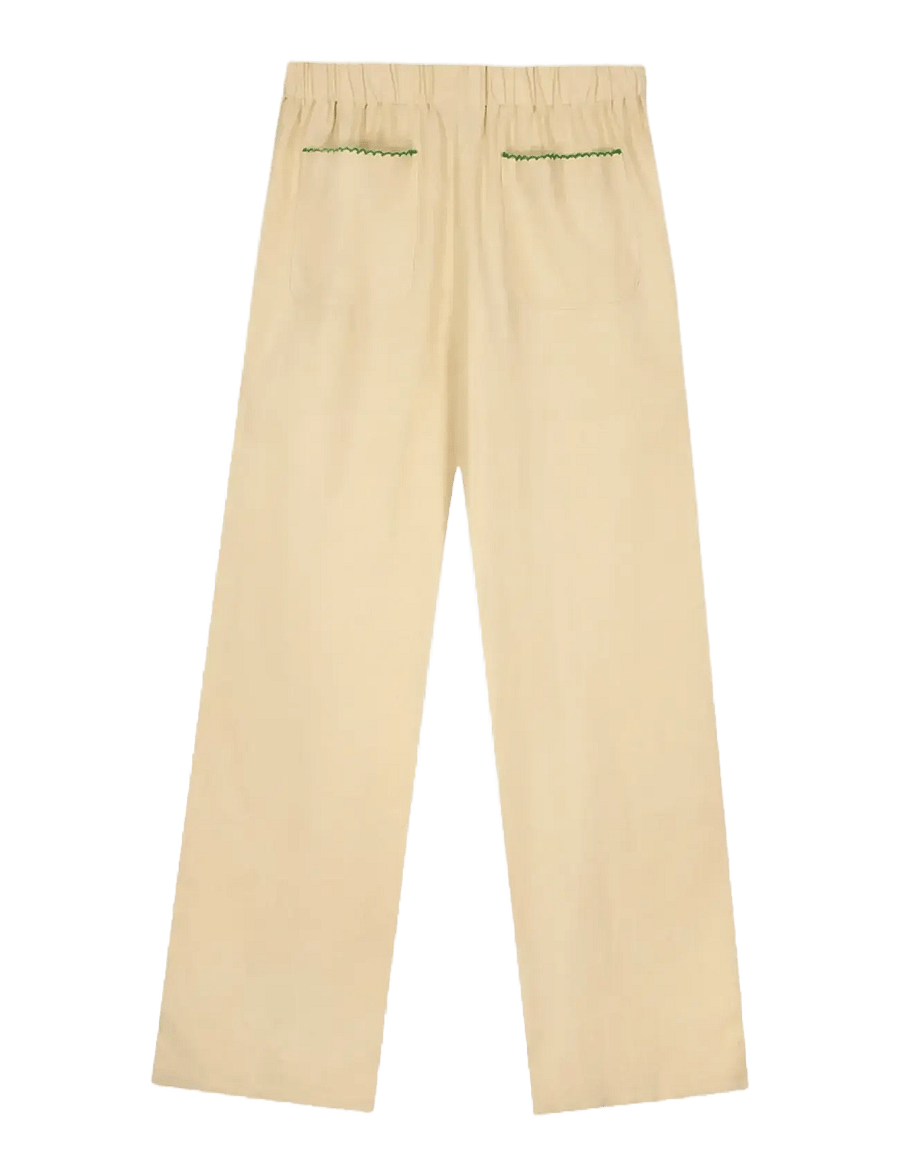 Maison Labiche - OUDIN MAISON LABICHE - vida byxor - linen oatmeal beige - 0