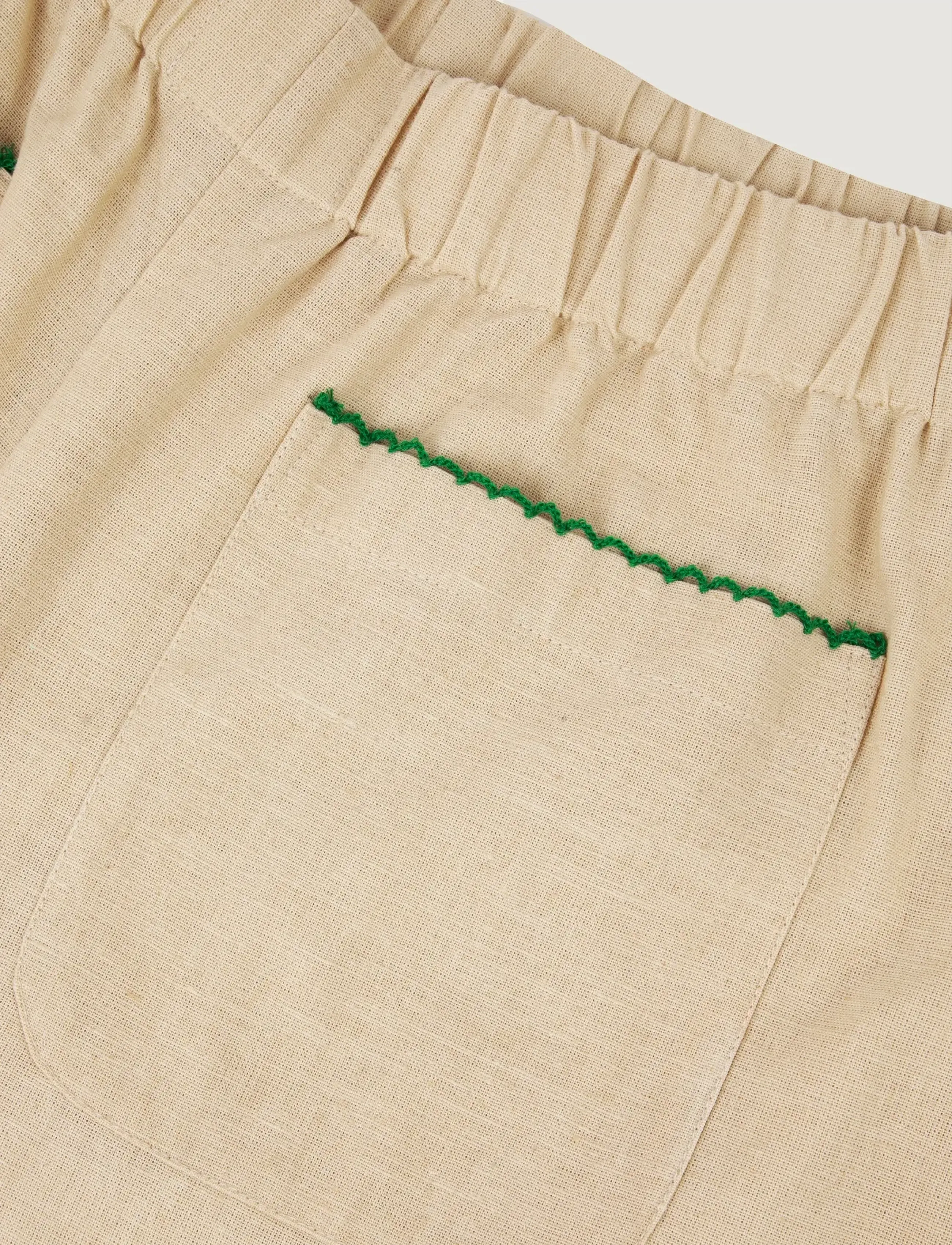 Maison Labiche - OUDIN MAISON LABICHE - hosen mit weitem bein - linen oatmeal beige - 2