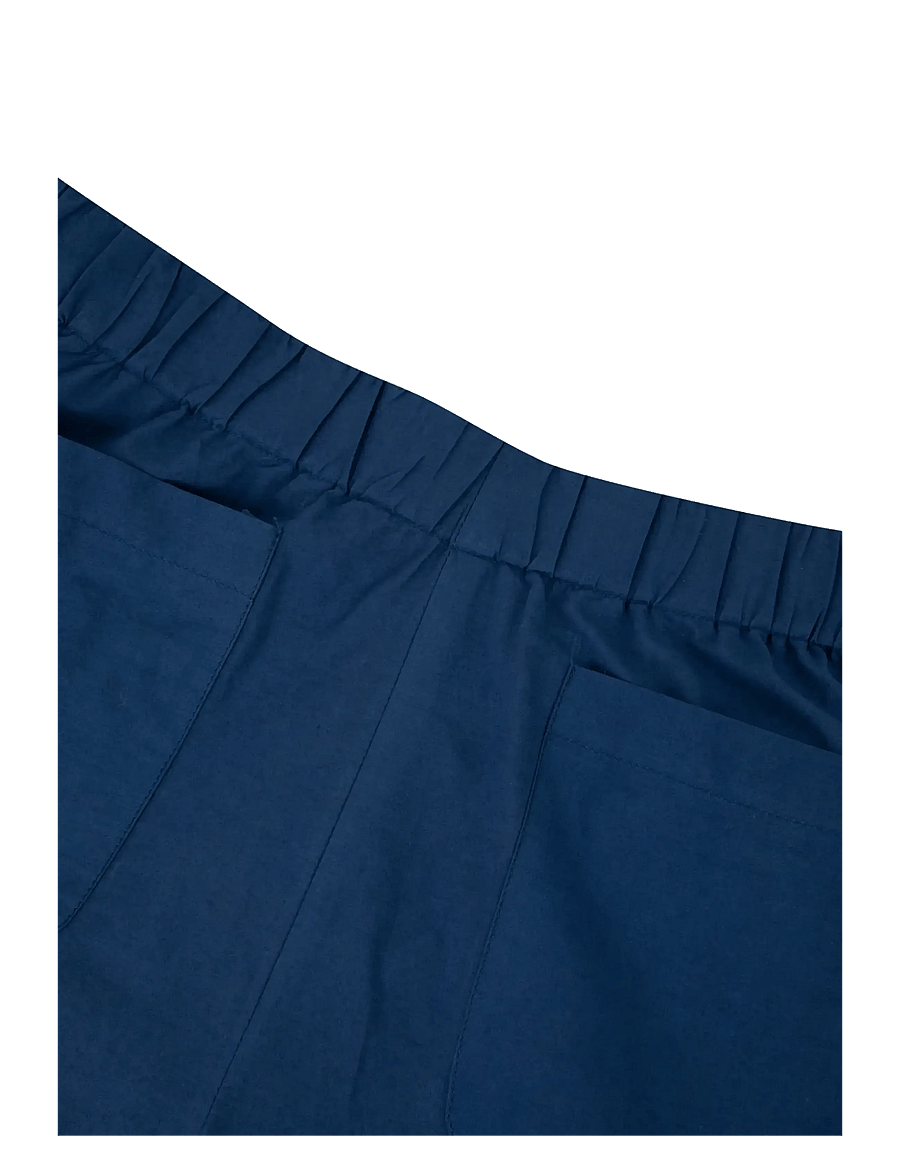 Maison Labiche - OUDIN SEASHELLS - bukser med brede ben - poplin ultramarine - 3