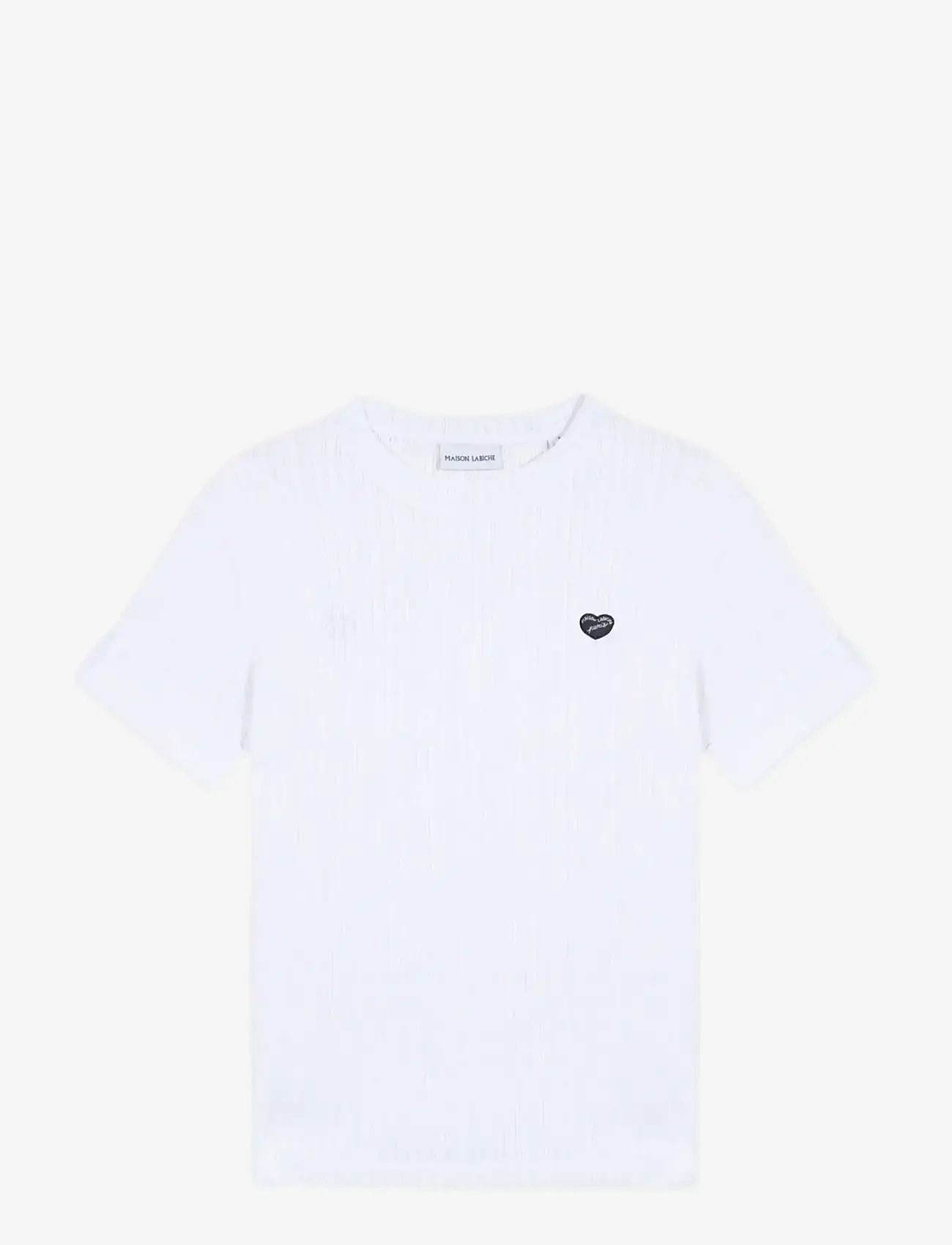 Maison Labiche - PLELO MINI PATCH COEUR - t-shirts - white - 1