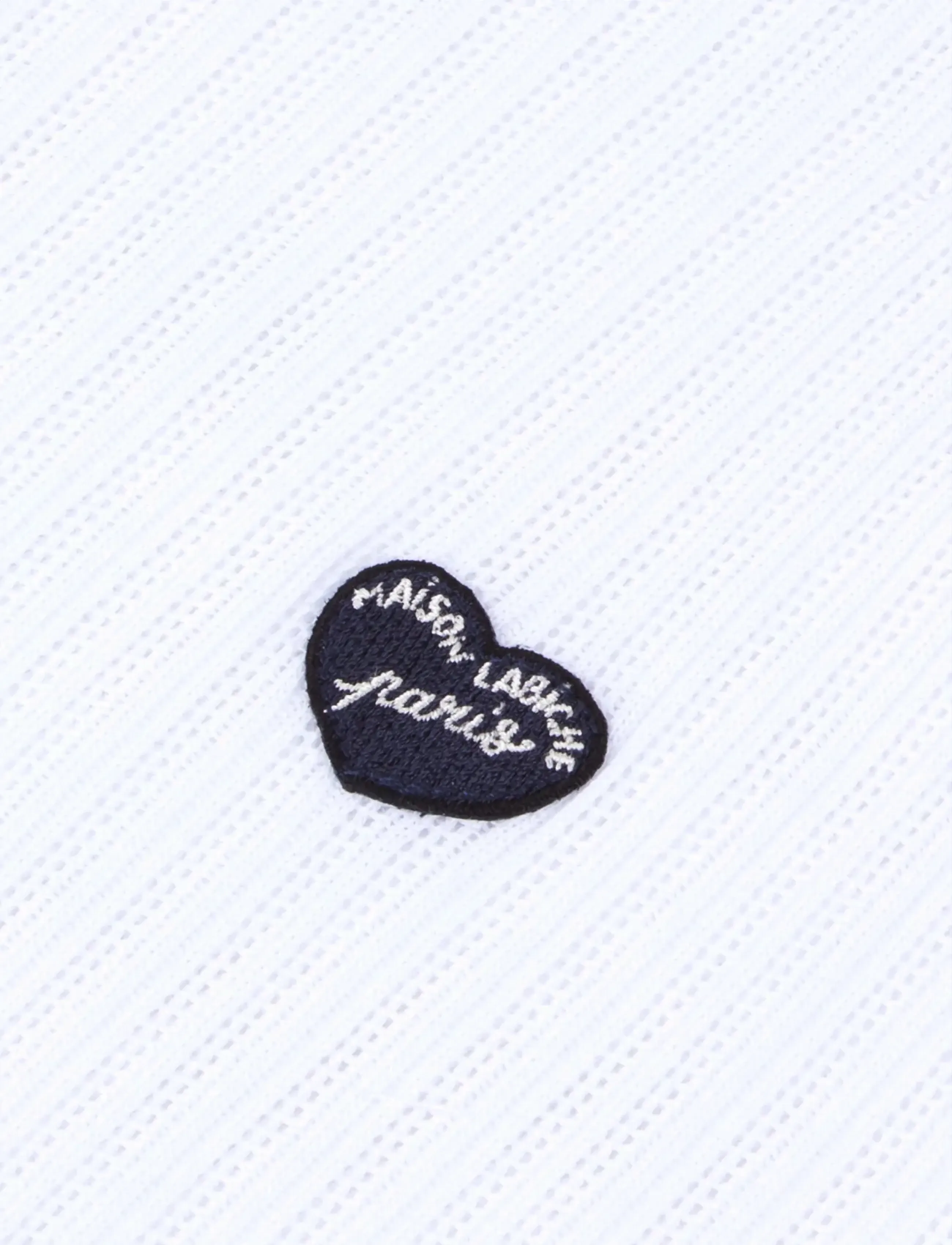 Maison Labiche - PLELO MINI PATCH COEUR - t-shirts - white - 5