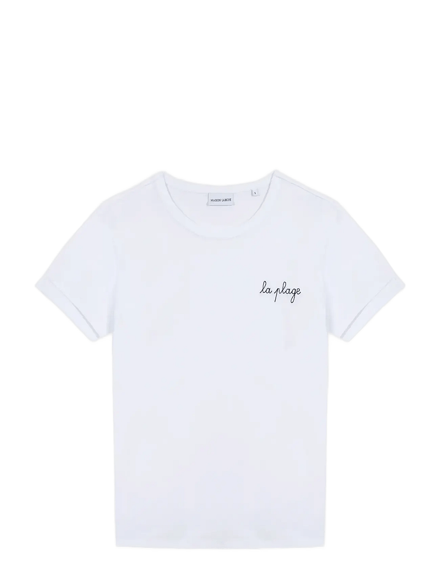 Maison Labiche - POITOU LA PLAGE/ GOTS - t-shirts - white - 0