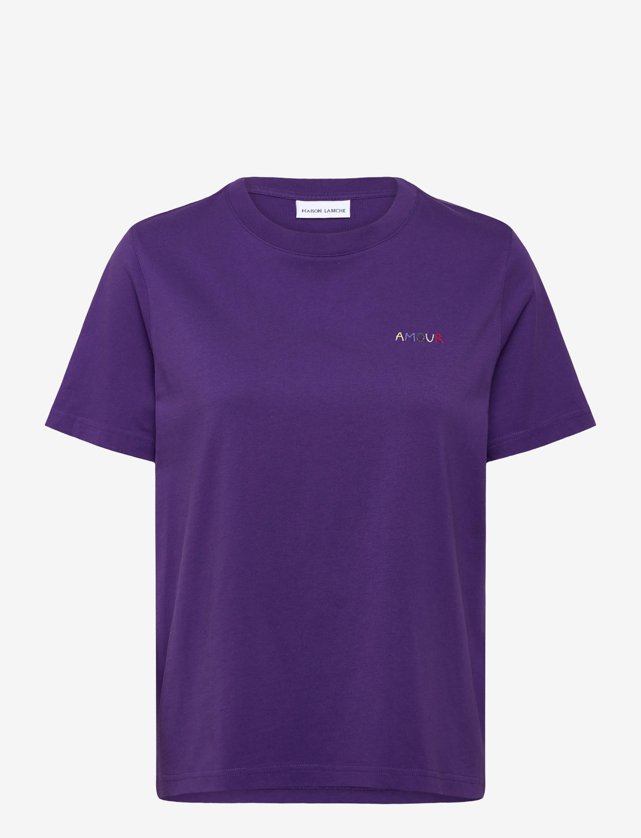 Maison Labiche - POPINCOURT AMOUR/GOTS - t-shirts - imperial purple - 0