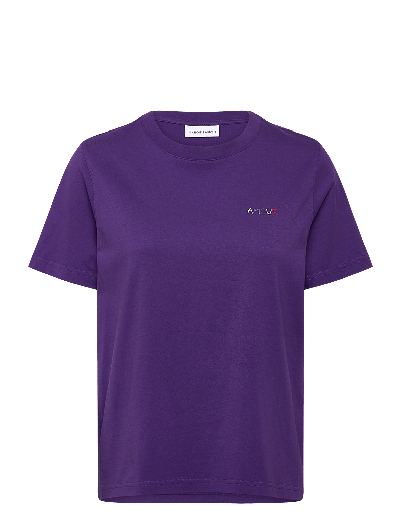 Maison Labiche - POPINCOURT AMOUR/GOTS - t-shirts - imperial purple - 0