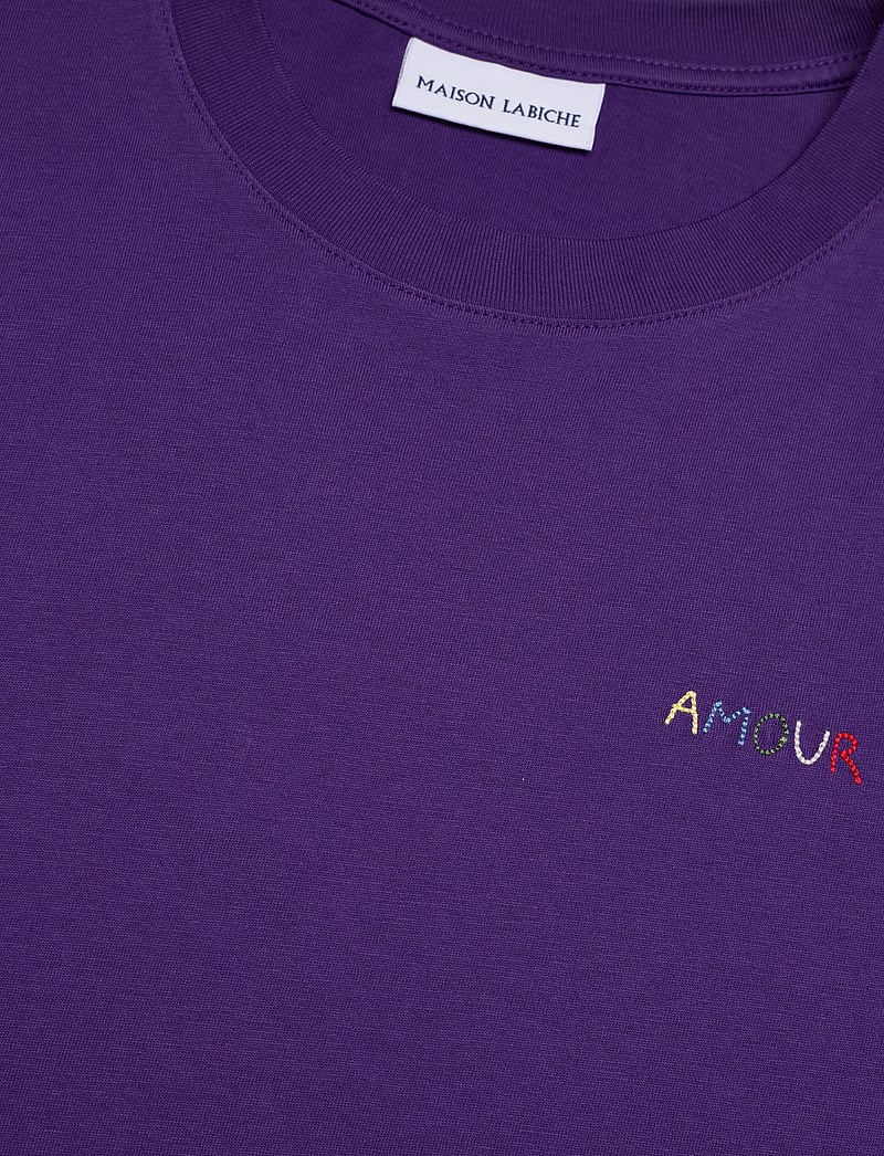 Maison Labiche - POPINCOURT AMOUR/GOTS - t-shirts - imperial purple - 2
