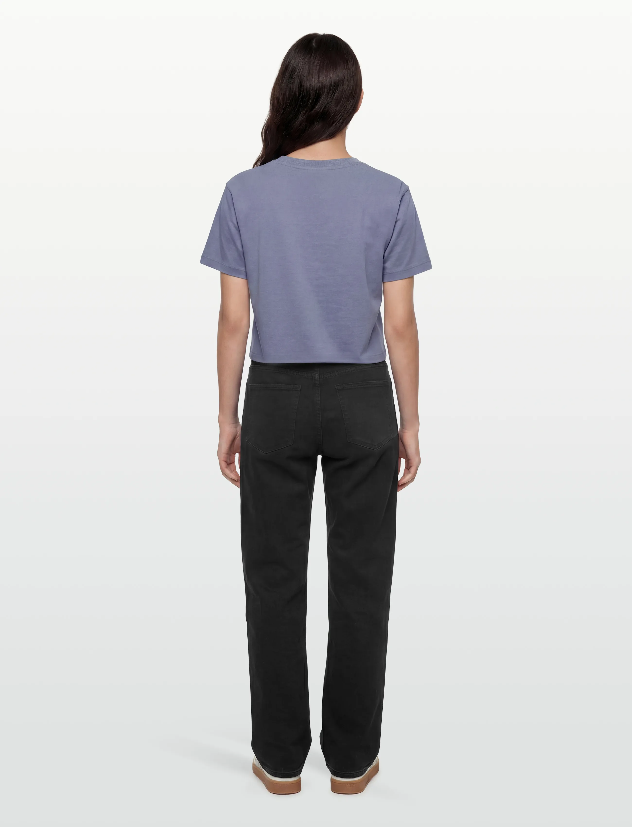 Maison Labiche - POPIN BONJOUR L'AMOUR /GOTS - t-shirts - sunset grey - 4