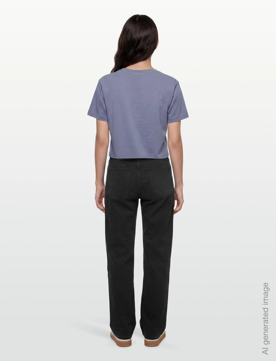 Maison Labiche - POPIN BONJOUR L'AMOUR /GOTS - t-shirts - sunset grey - 4