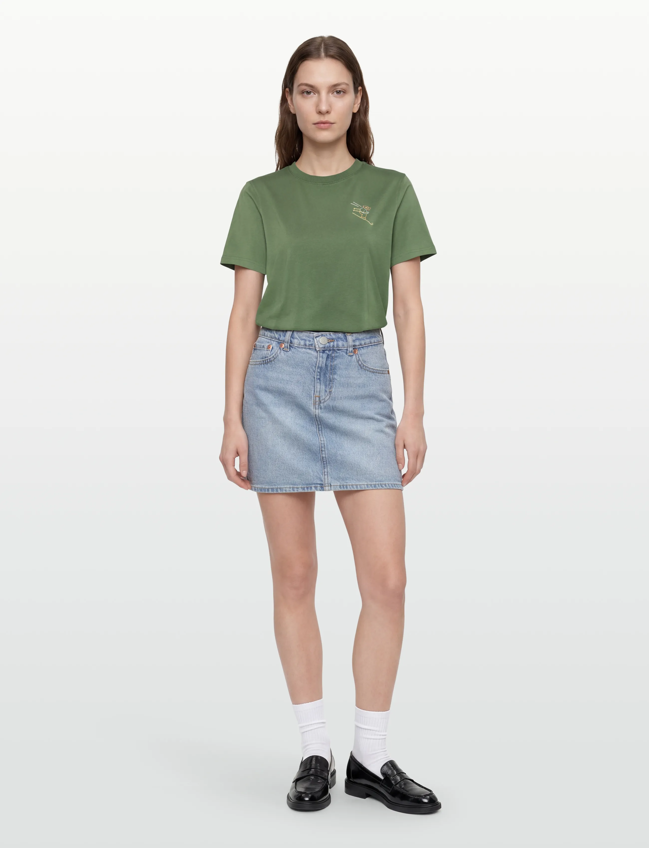 Maison Labiche POPINCOURT TOUT SHUSS/ GOTS - T-shirts & Toppar - VINEYARD GREEN / green