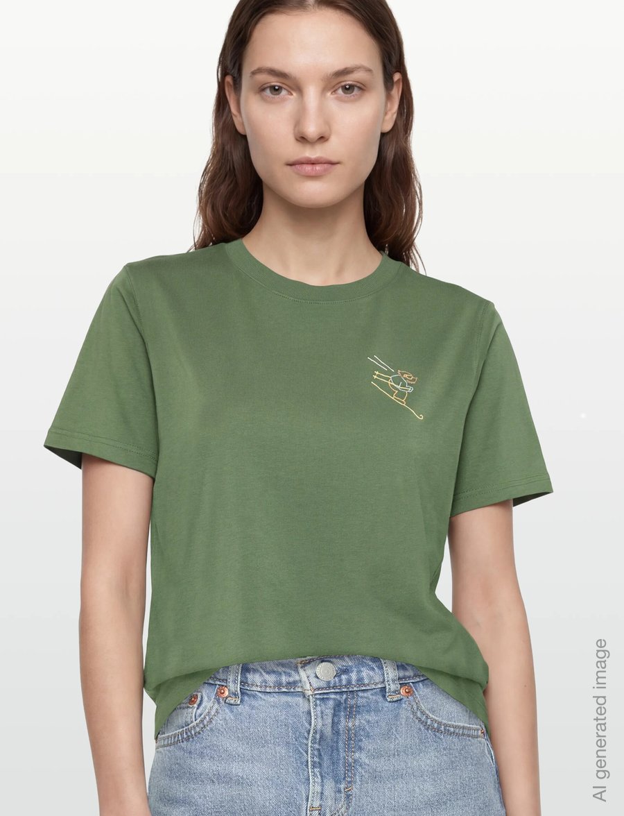 Maison Labiche - POPINCOURT TOUT SHUSS/ GOTS - t-shirts - vineyard green - 3