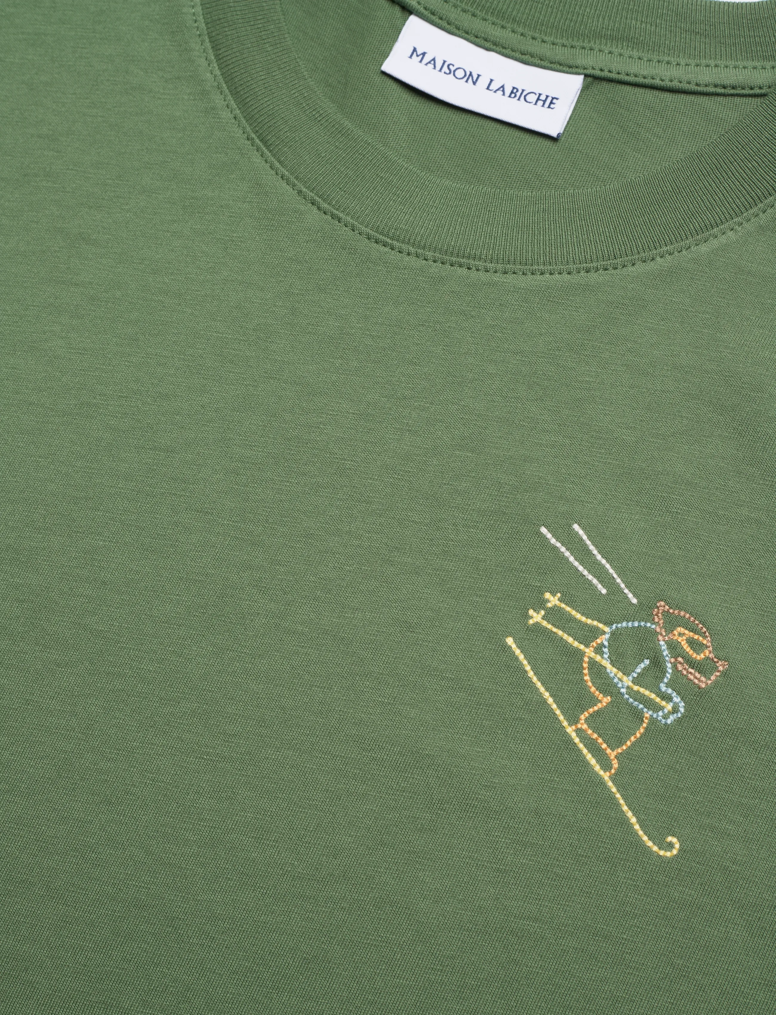 Maison Labiche - POPINCOURT TOUT SHUSS/ GOTS - t-shirts - vineyard green - 5