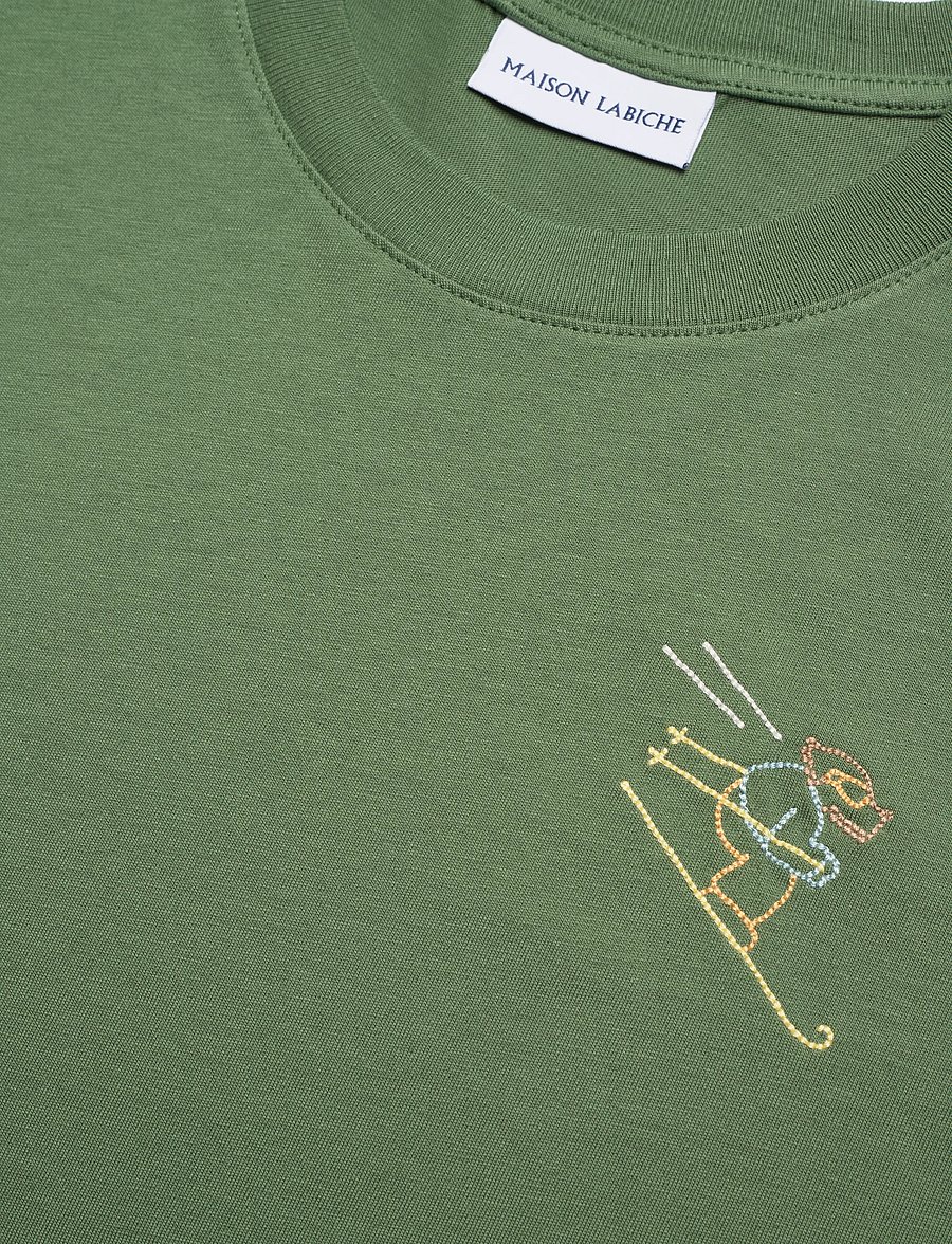 Maison Labiche - POPINCOURT TOUT SHUSS/ GOTS - t-shirts - vineyard green - 5