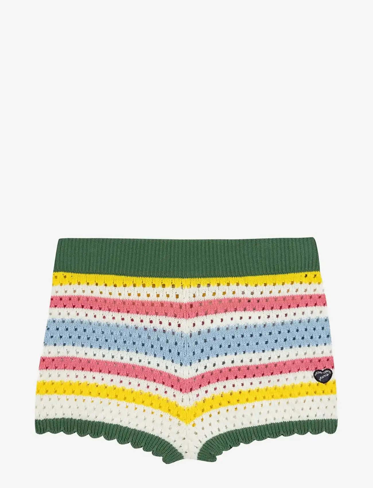 Maison Labiche - RECIPON PATCH COEUR - casual szorty - ivory multico - 0