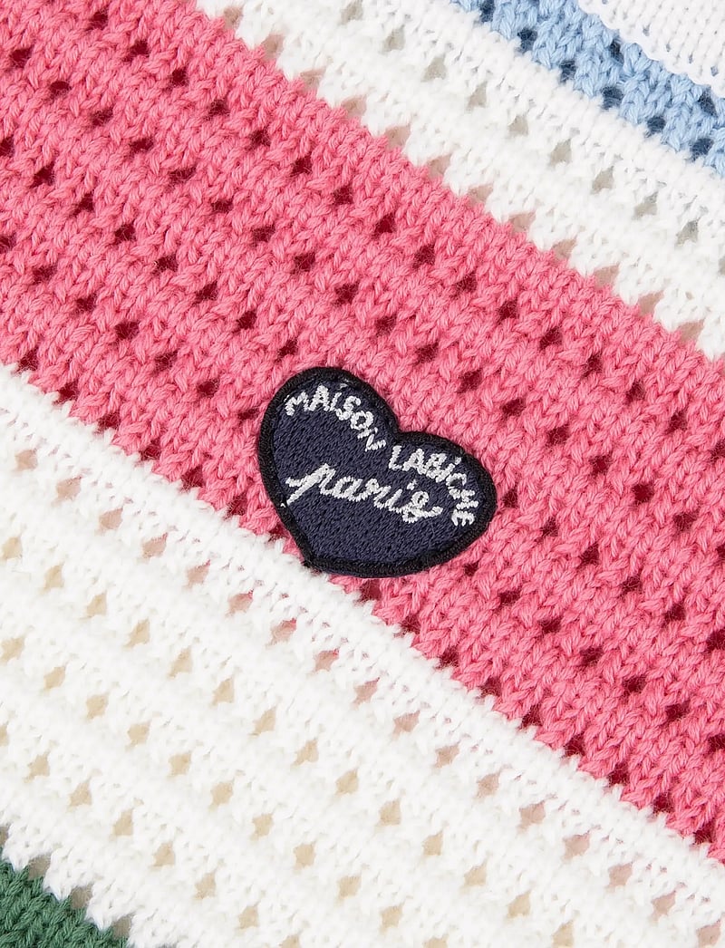 Maison Labiche - SACHE PATCH COEUR - sommerkleider - ivory multico - 5