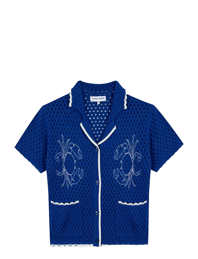 Maison Labiche - SOUCHIER CRAB - kurzärmlige hemden - greek blue - 1