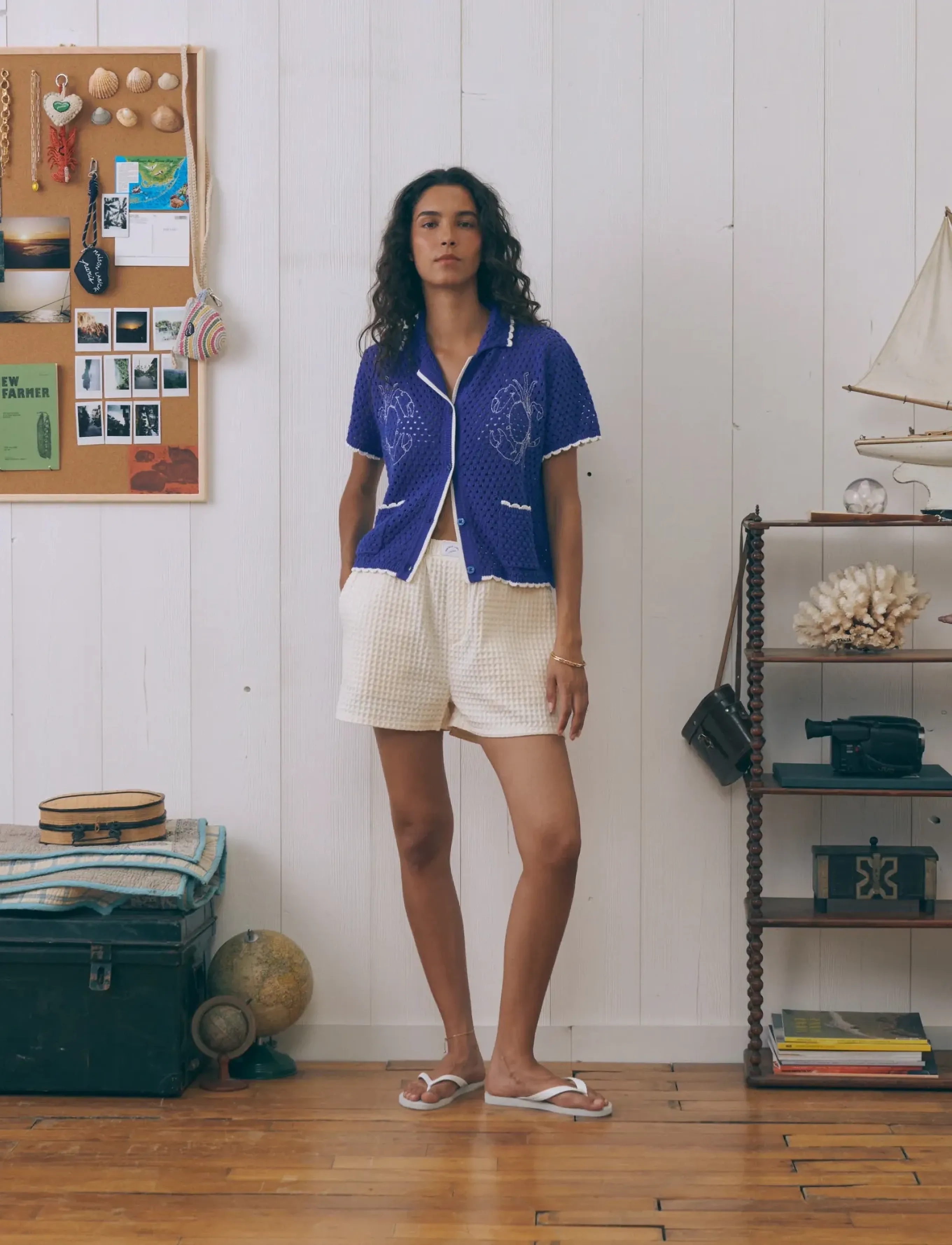 Maison Labiche SOUCHIER CRAB - Blusen & Hemden - GREEK BLUE / blue