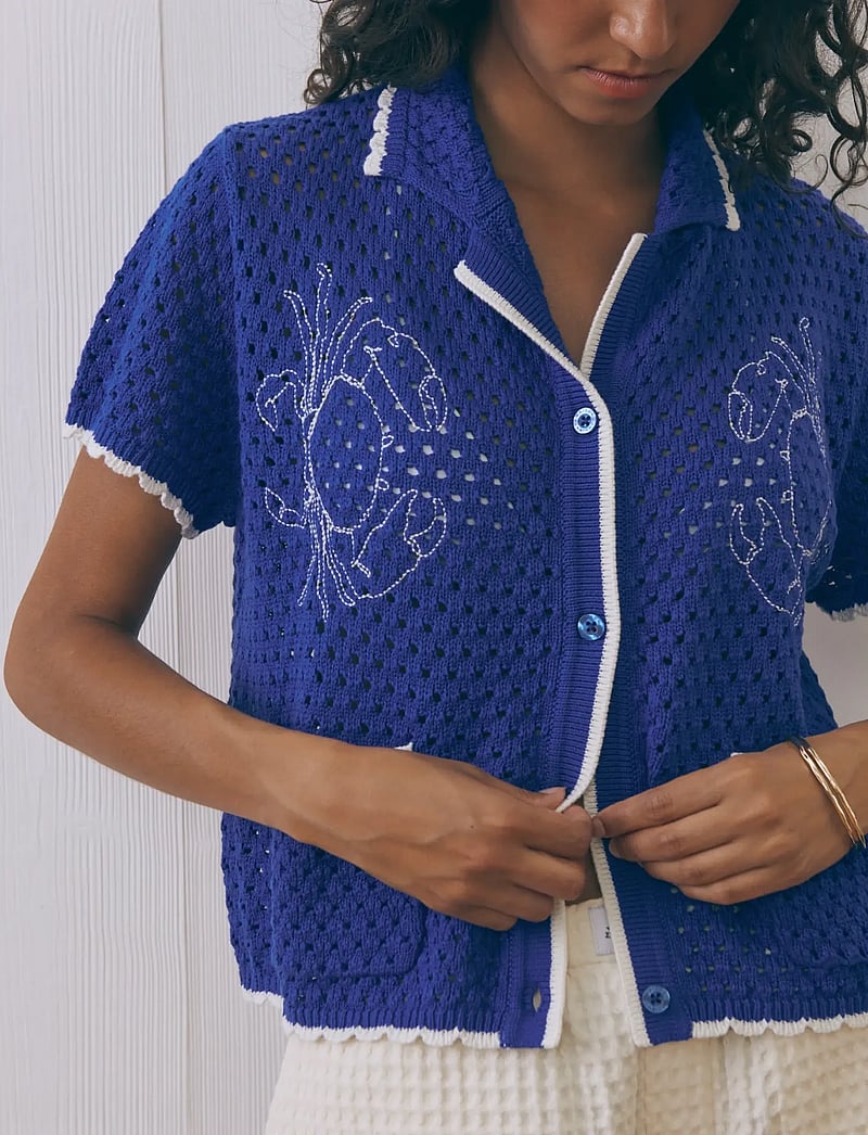 Maison Labiche - SOUCHIER CRAB - kurzärmlige hemden - greek blue - 4