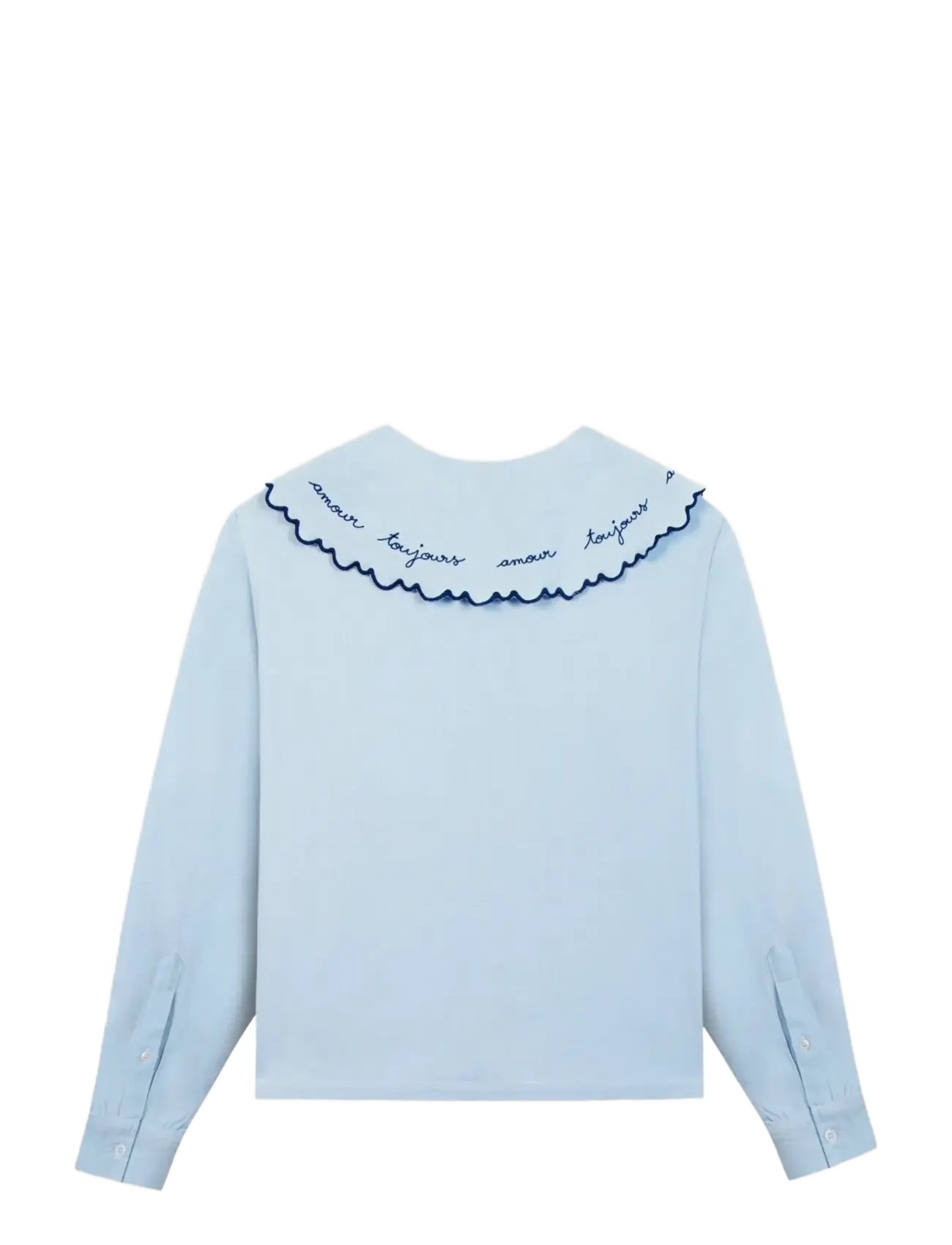 Maison Labiche - SOURDIERE AMOUR TOUJOURS - langärmlige hemden - denim bleached - 1
