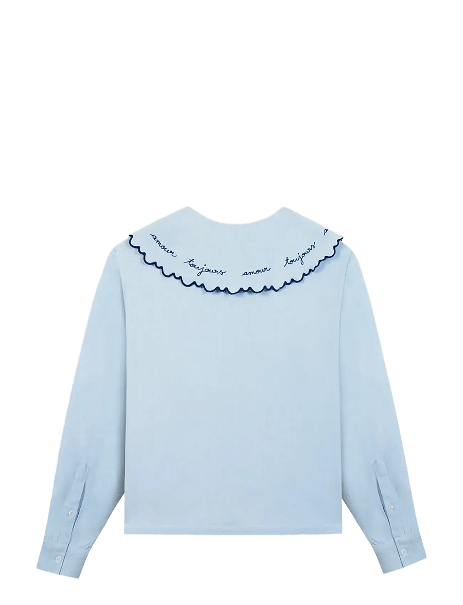 Maison Labiche - SOURDIERE AMOUR TOUJOURS - långärmade skjortor - denim bleached - 1