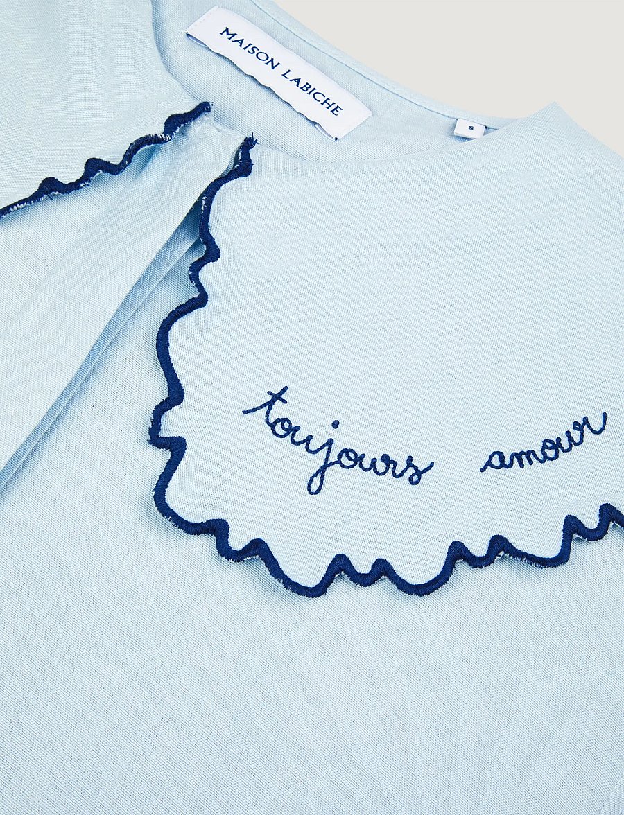 Maison Labiche - SOURDIERE AMOUR TOUJOURS - långärmade skjortor - denim bleached - 2