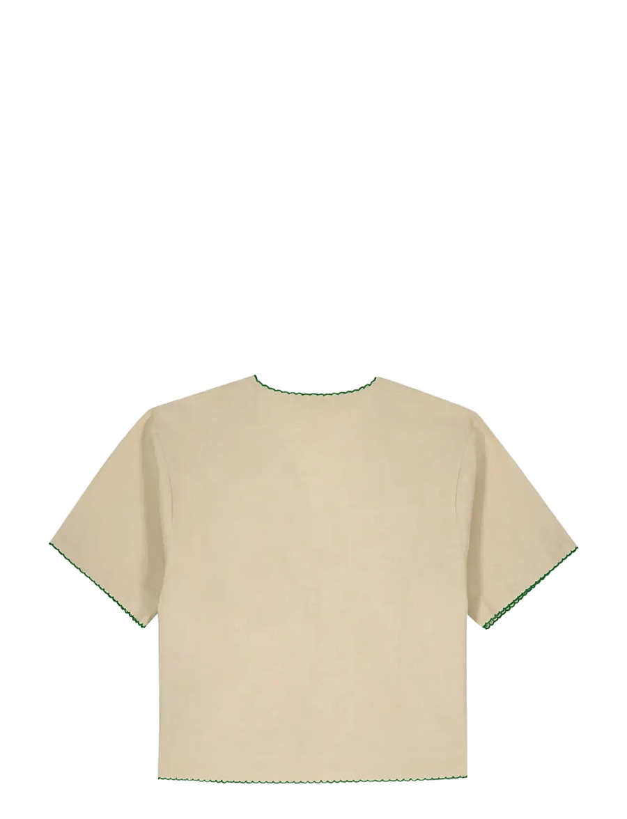 Maison Labiche - VENEUR PARROTS - kurzärmlige hemden - linen oatmeal beige - 2